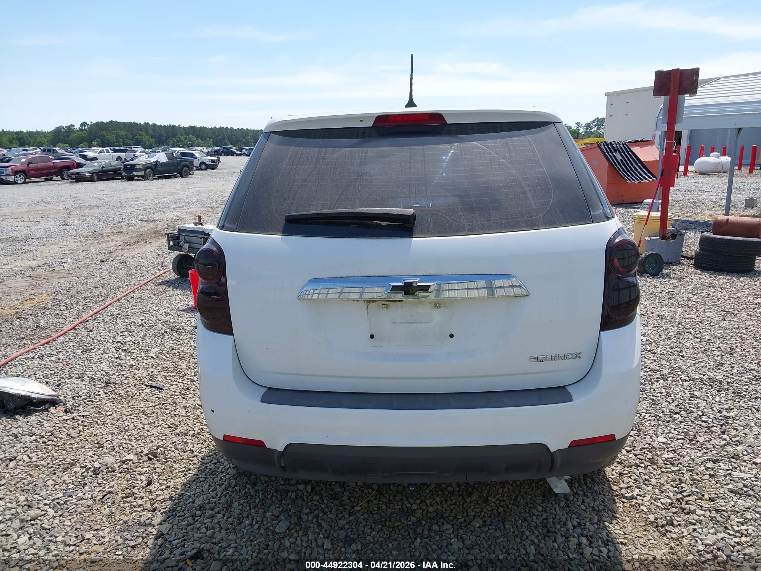 2014 Chevrolet Equinox Ls White vin: 2GNALAEK6E1137815