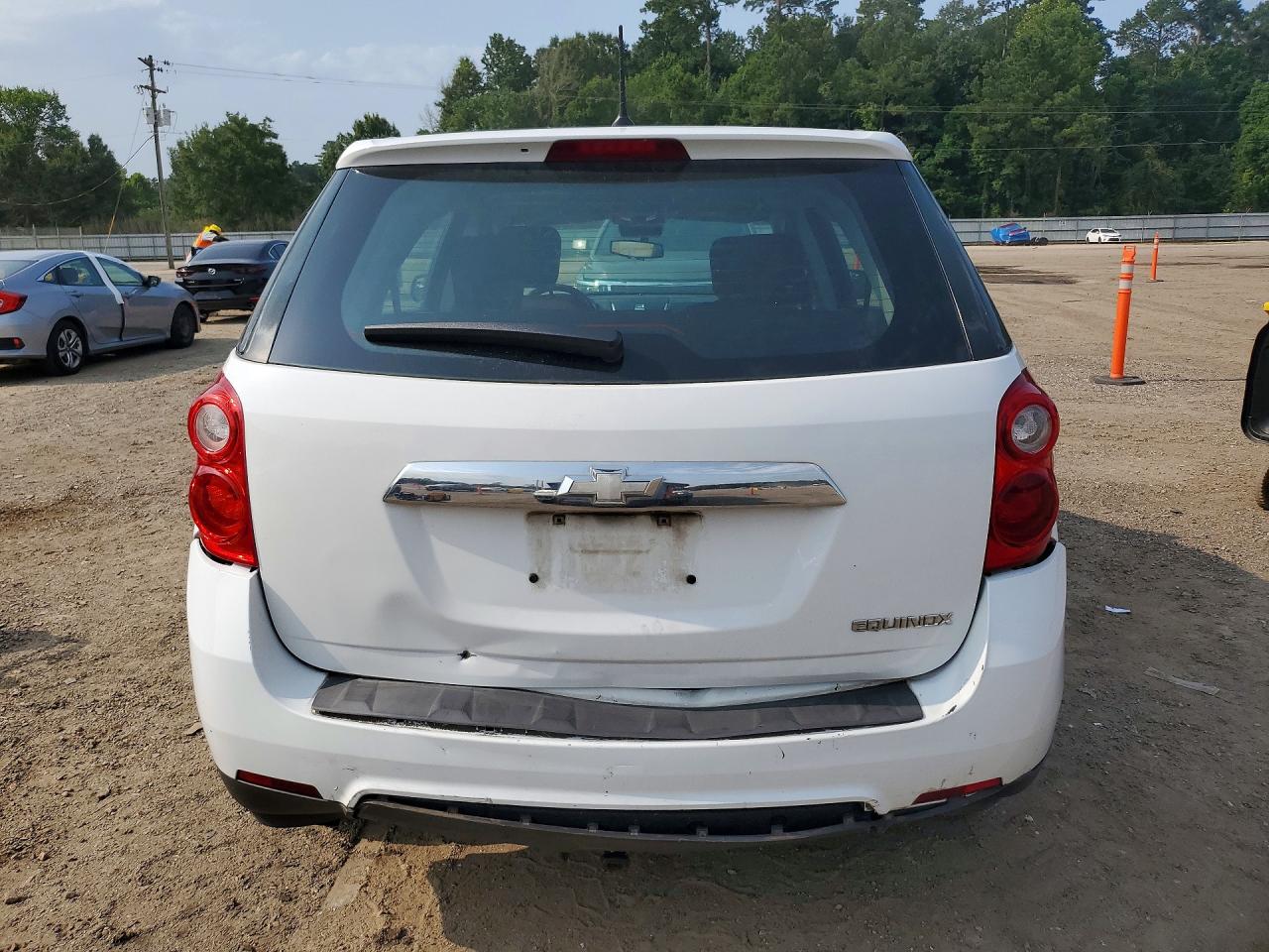 2014 Chevrolet Equinox Ls White vin: 2GNALAEK6E6183678