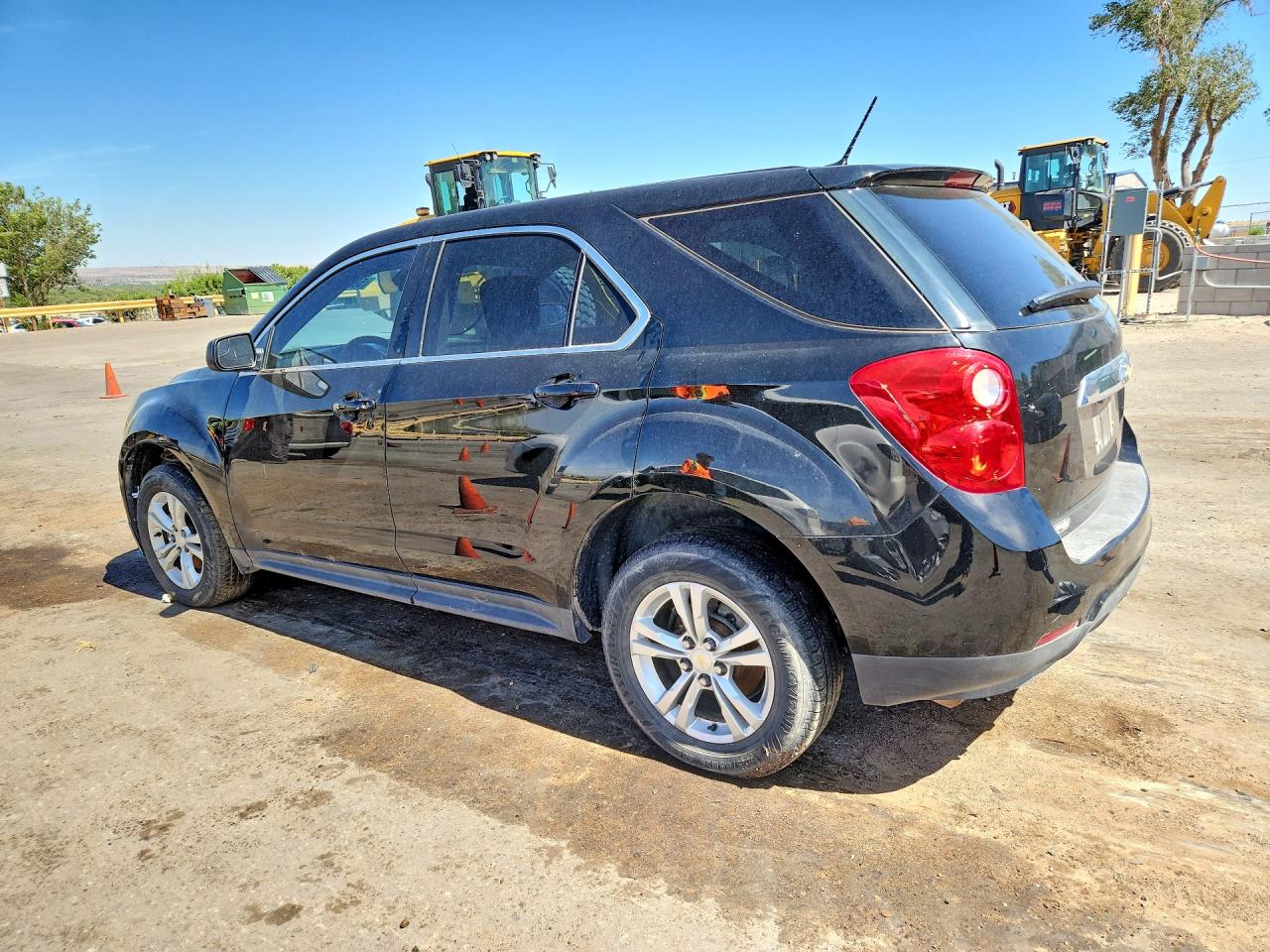 2014 Chevrolet Equinox Ls Black vin: 2GNALAEK6E6202245