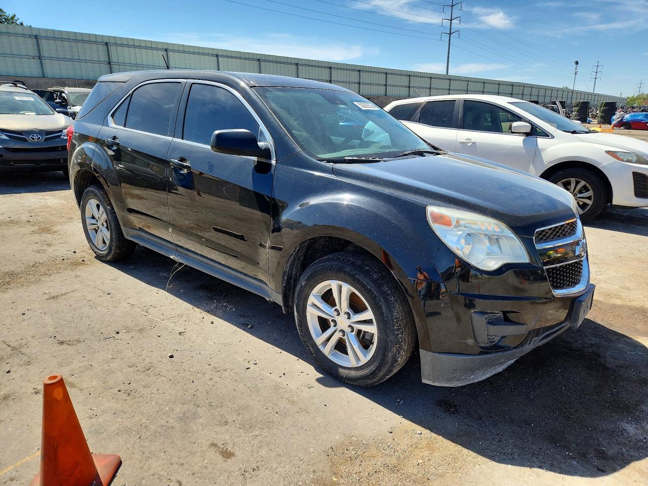 2014 Chevrolet Equinox Ls Black vin: 2GNALAEK6E6202245