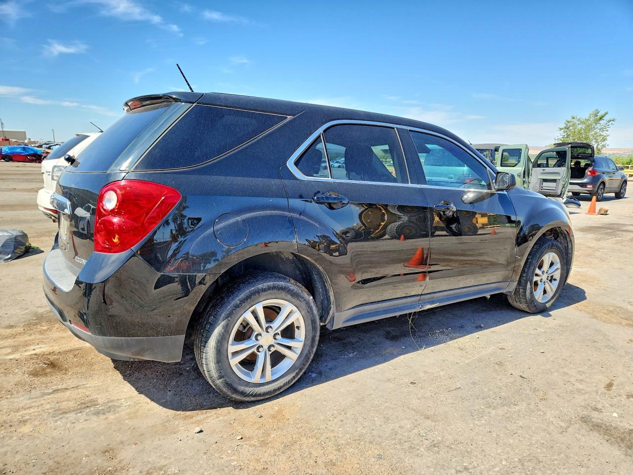 2014 Chevrolet Equinox Ls Black vin: 2GNALAEK6E6202245