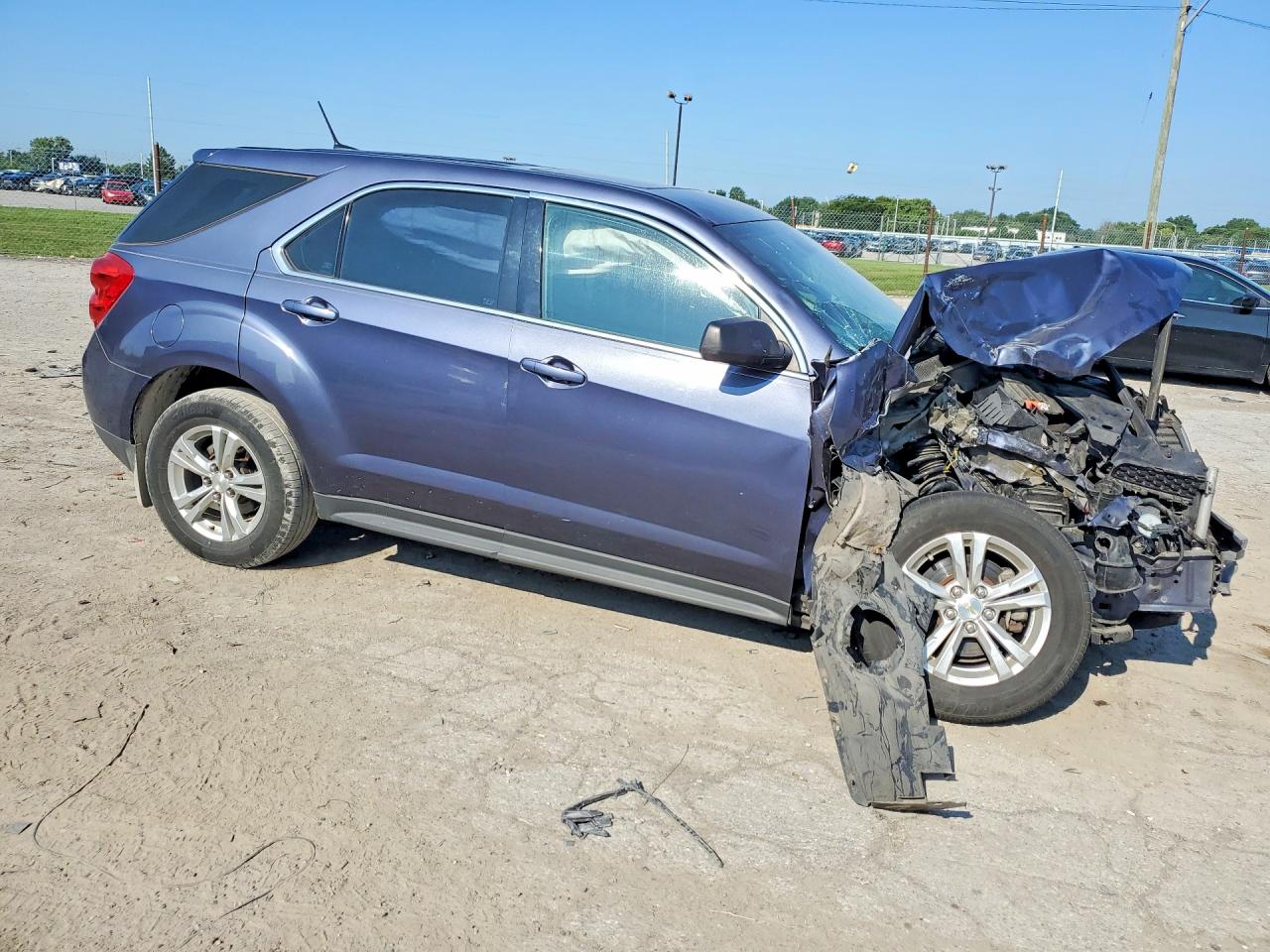 2014 Chevrolet Equinox Ls Синий vin: 2GNALAEK6E6211446