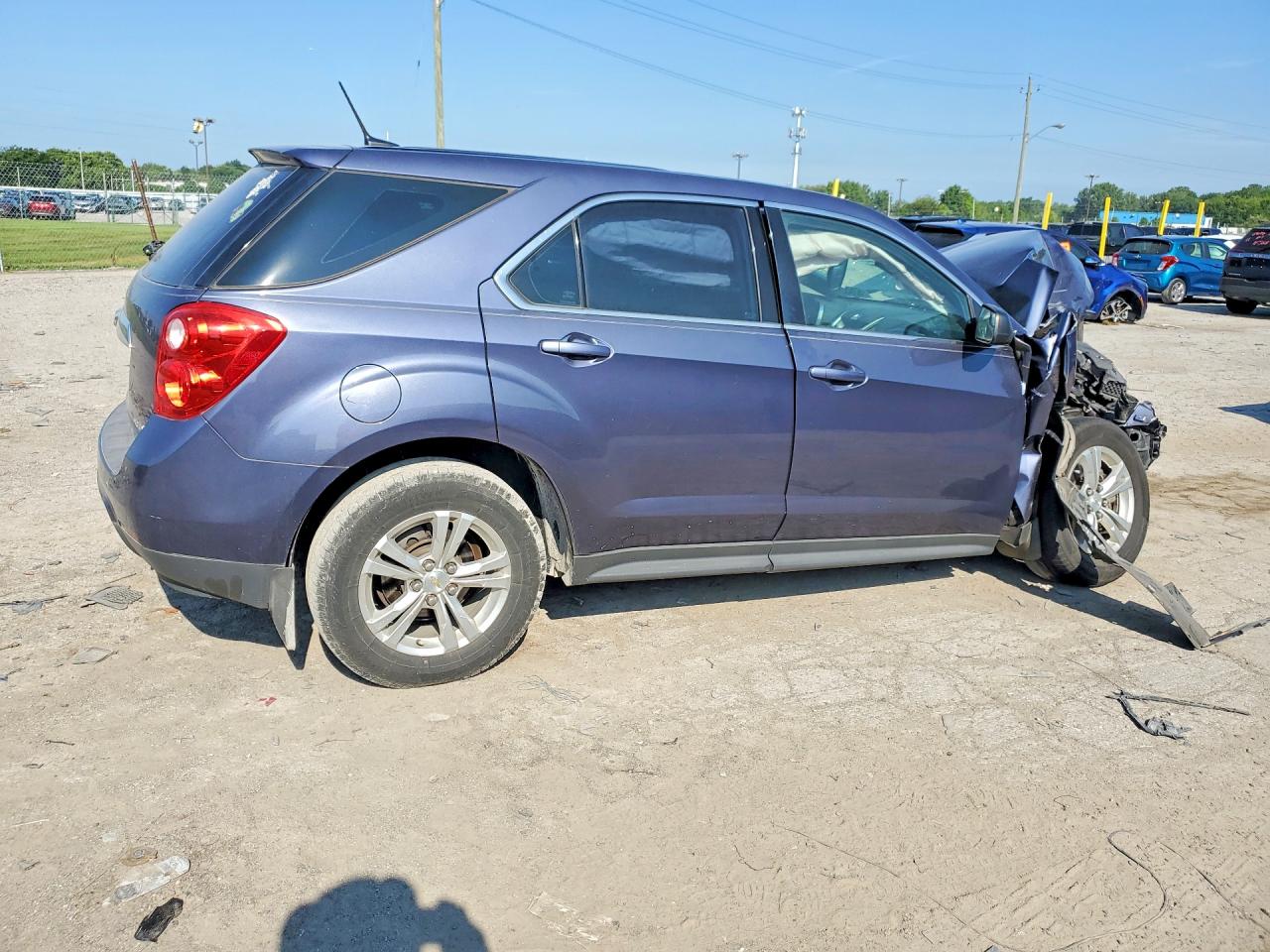 2014 Chevrolet Equinox Ls Синий vin: 2GNALAEK6E6211446