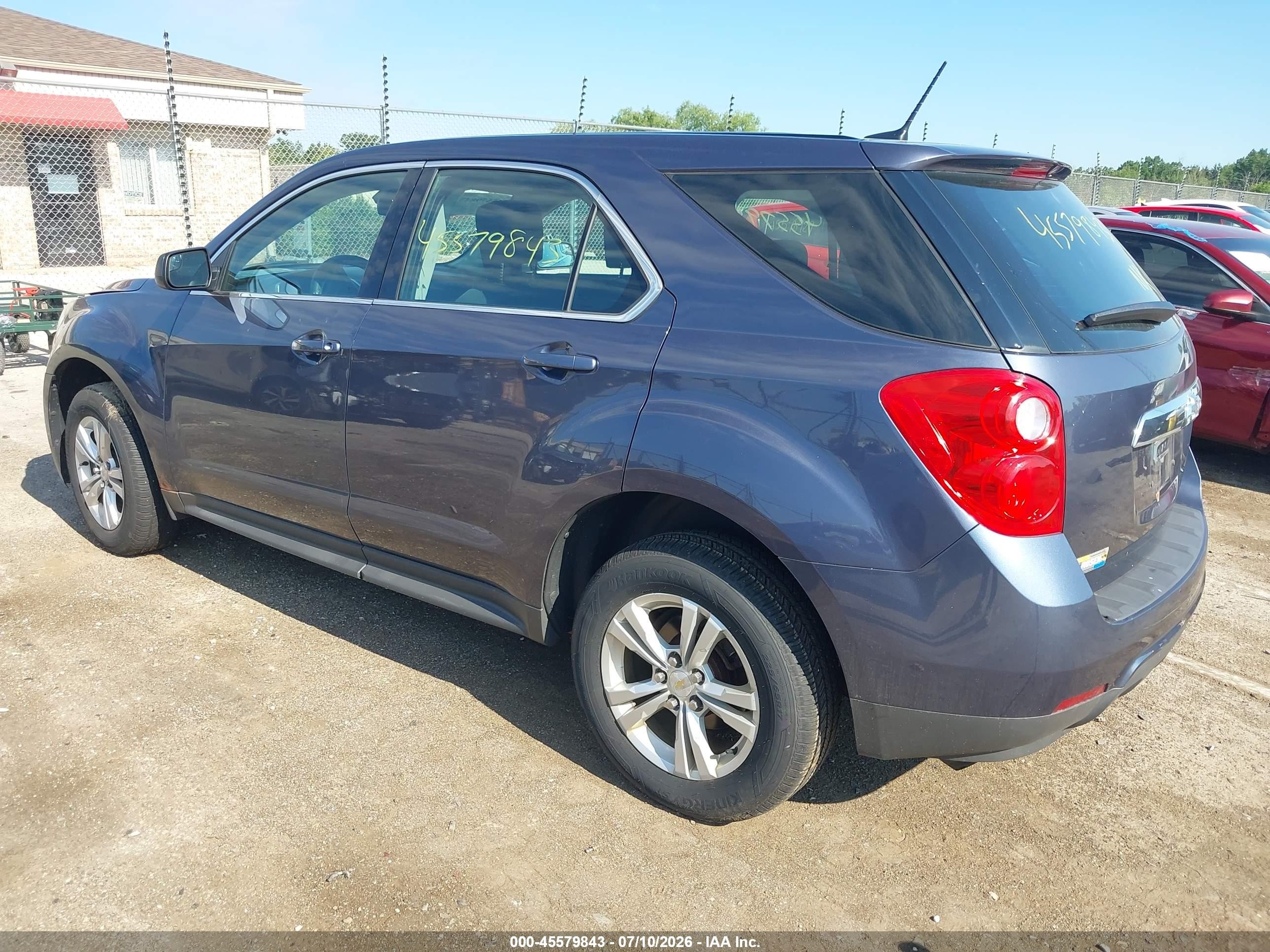 2014 Chevrolet Equinox Ls Blue vin: 2GNALAEK6E6320652