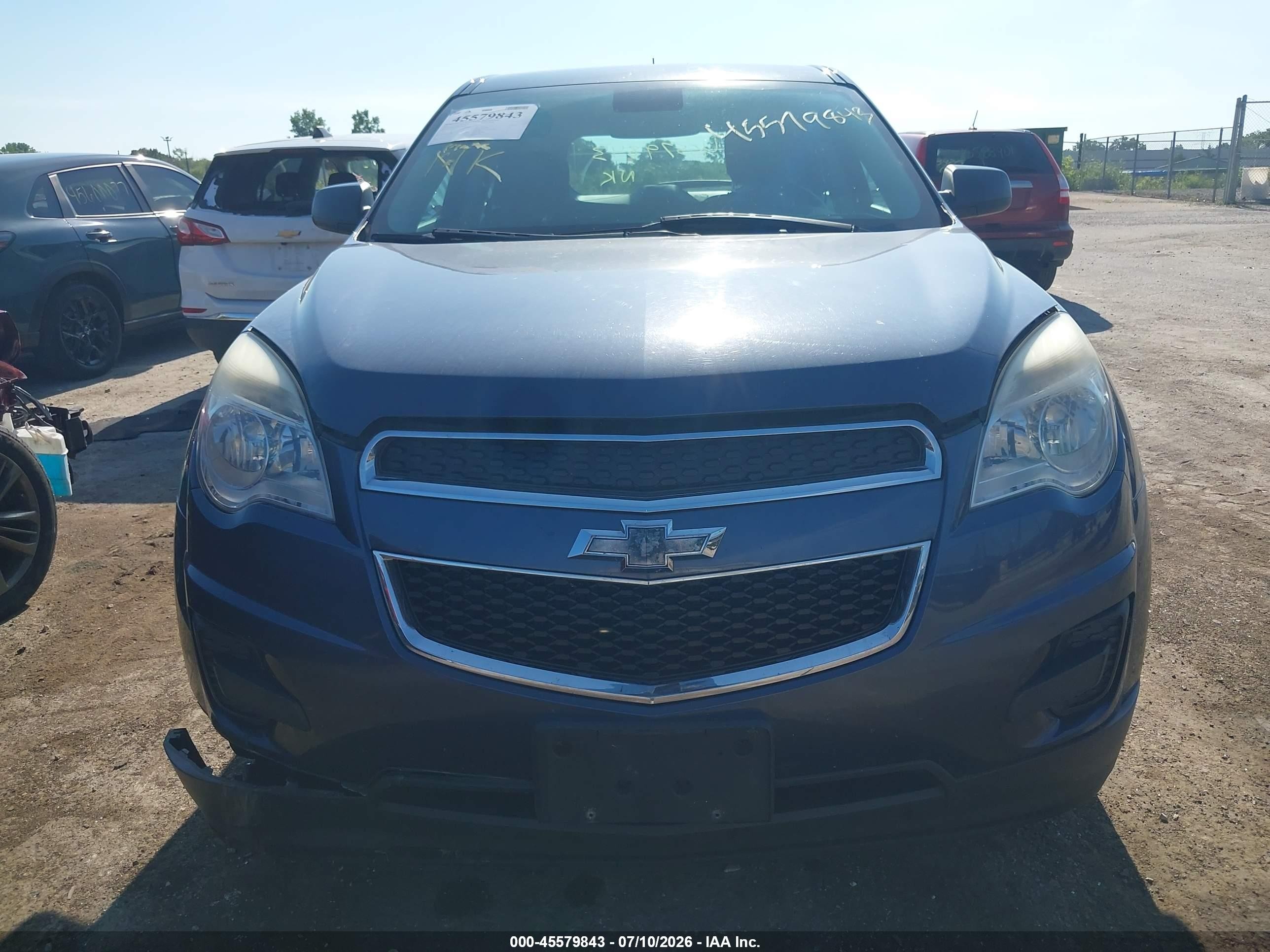 2014 Chevrolet Equinox Ls Blue vin: 2GNALAEK6E6320652