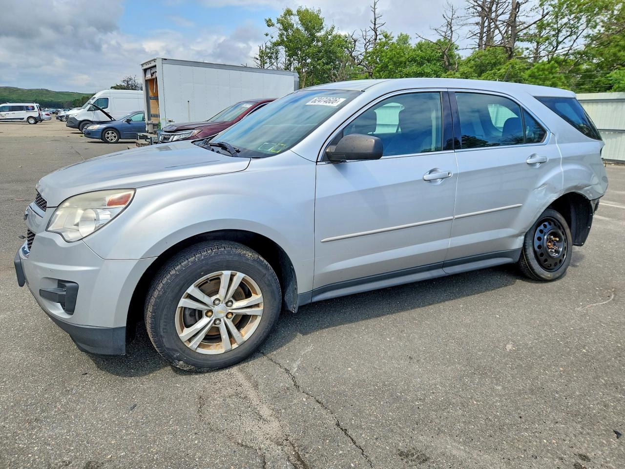 2015 Chevrolet Equinox Ls Silver vin: 2GNALAEK6F1107280