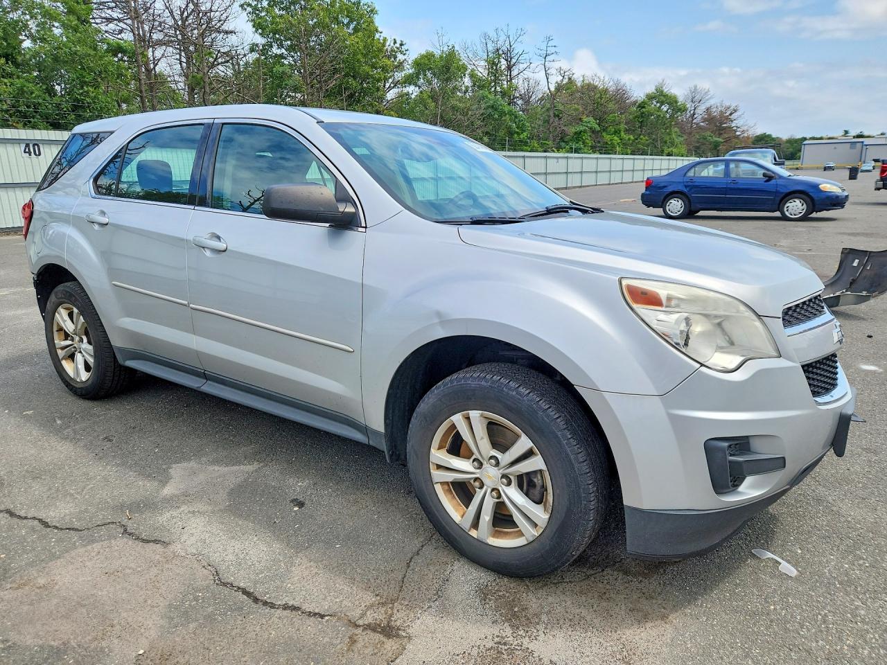 2015 Chevrolet Equinox Ls Silver vin: 2GNALAEK6F1107280