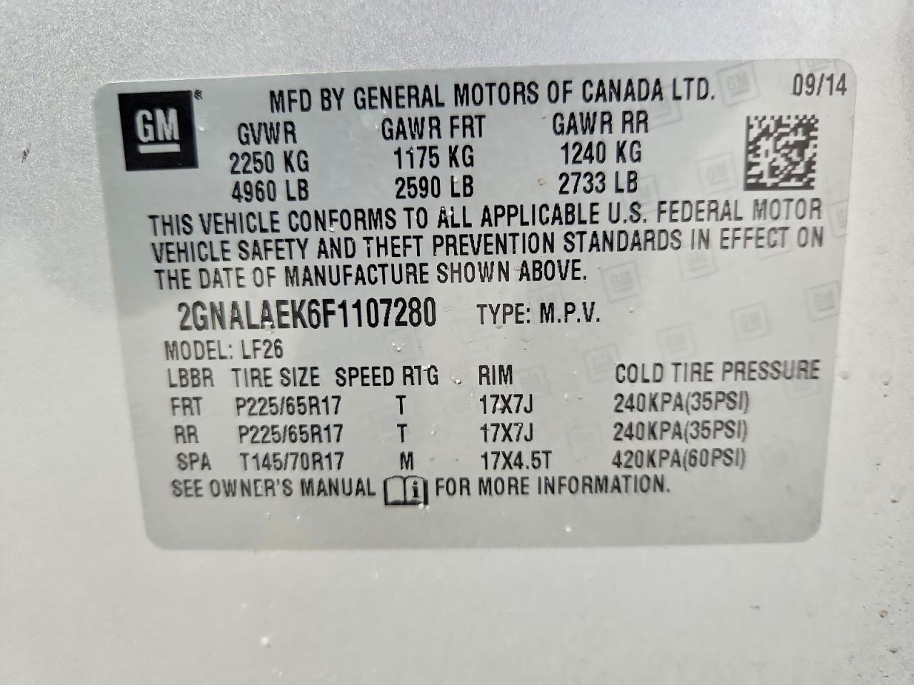 2015 Chevrolet Equinox Ls Silver vin: 2GNALAEK6F1107280