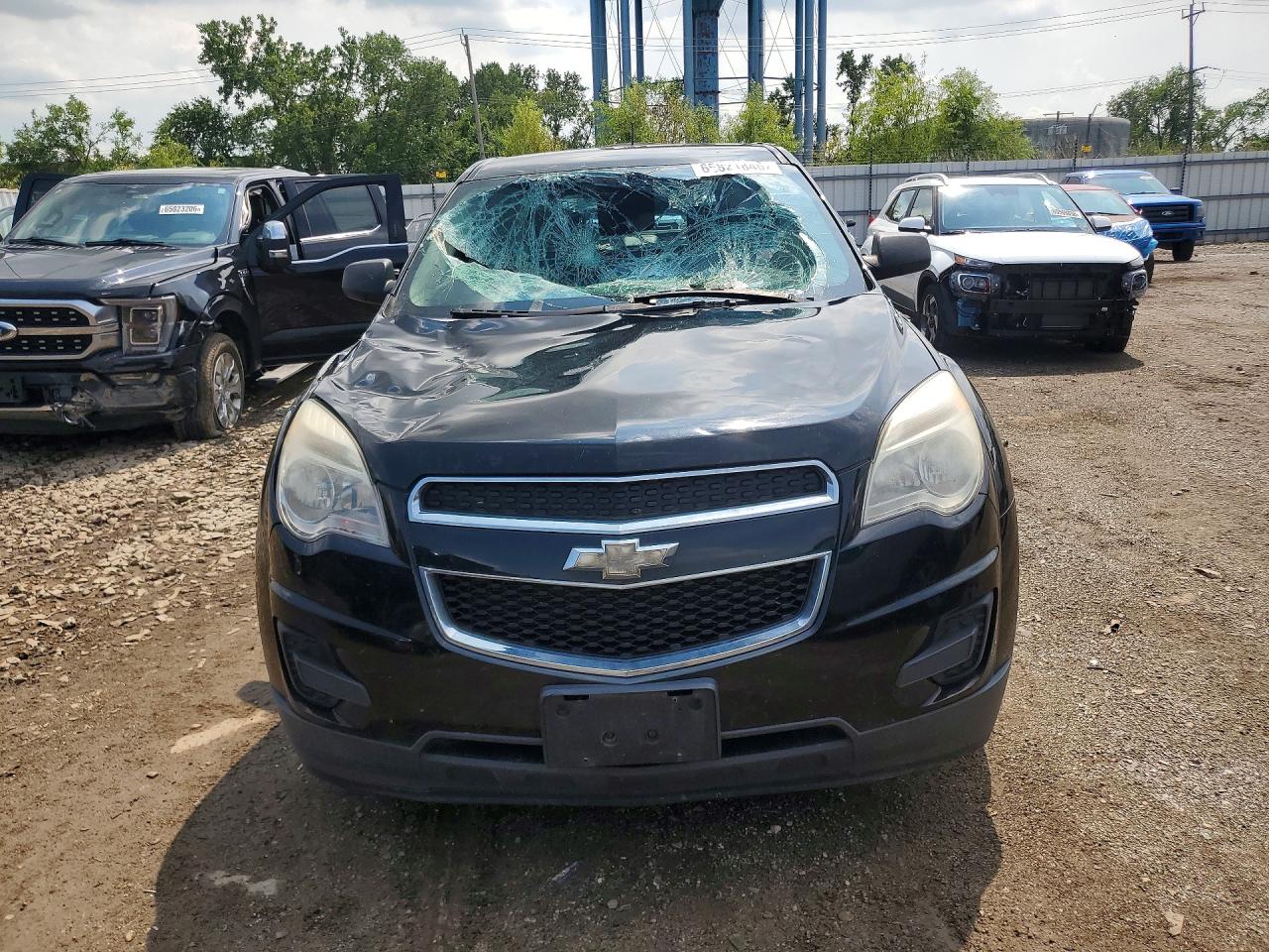 2015 Chevrolet Equinox Ls Black vin: 2GNALAEK6F1117050