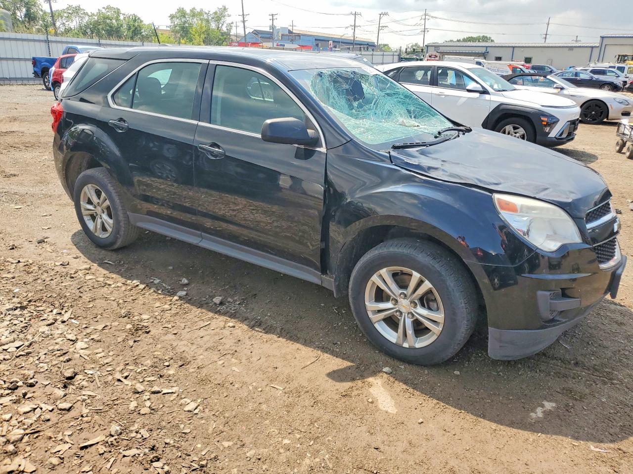 2015 Chevrolet Equinox Ls Black vin: 2GNALAEK6F1117050