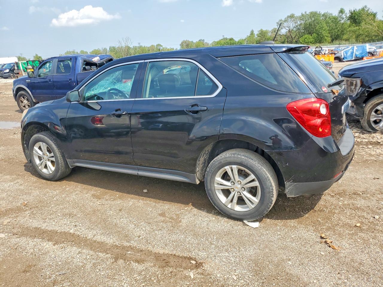 2015 Chevrolet Equinox Ls Black vin: 2GNALAEK6F1117050