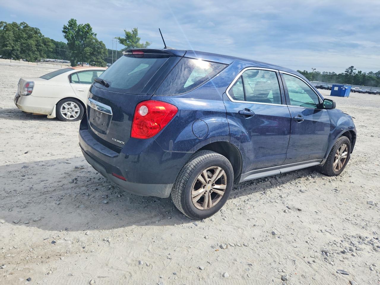 2015 Chevrolet Equinox Ls Blue vin: 2GNALAEK6F1177135