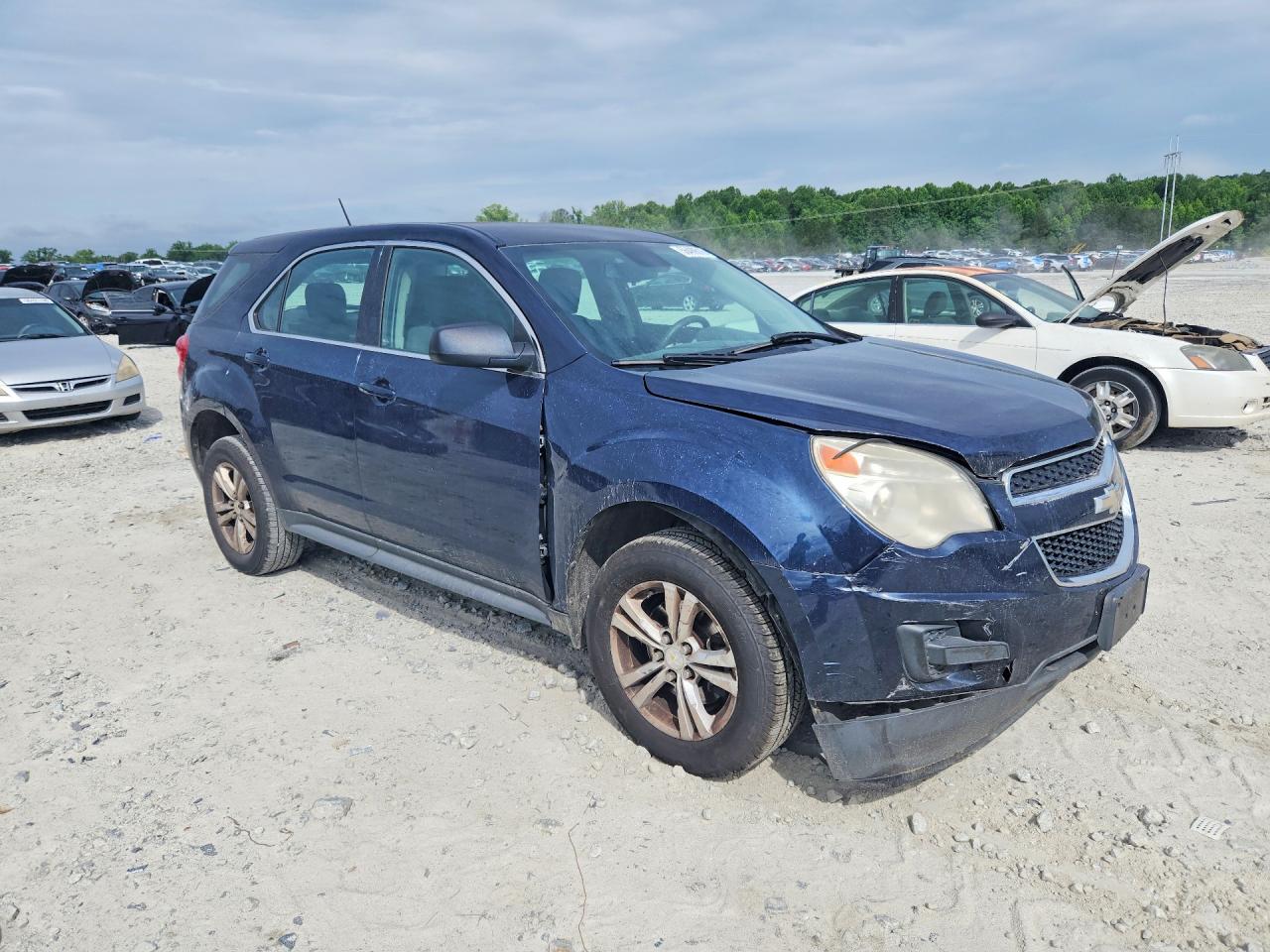 2015 Chevrolet Equinox Ls Blue vin: 2GNALAEK6F1177135