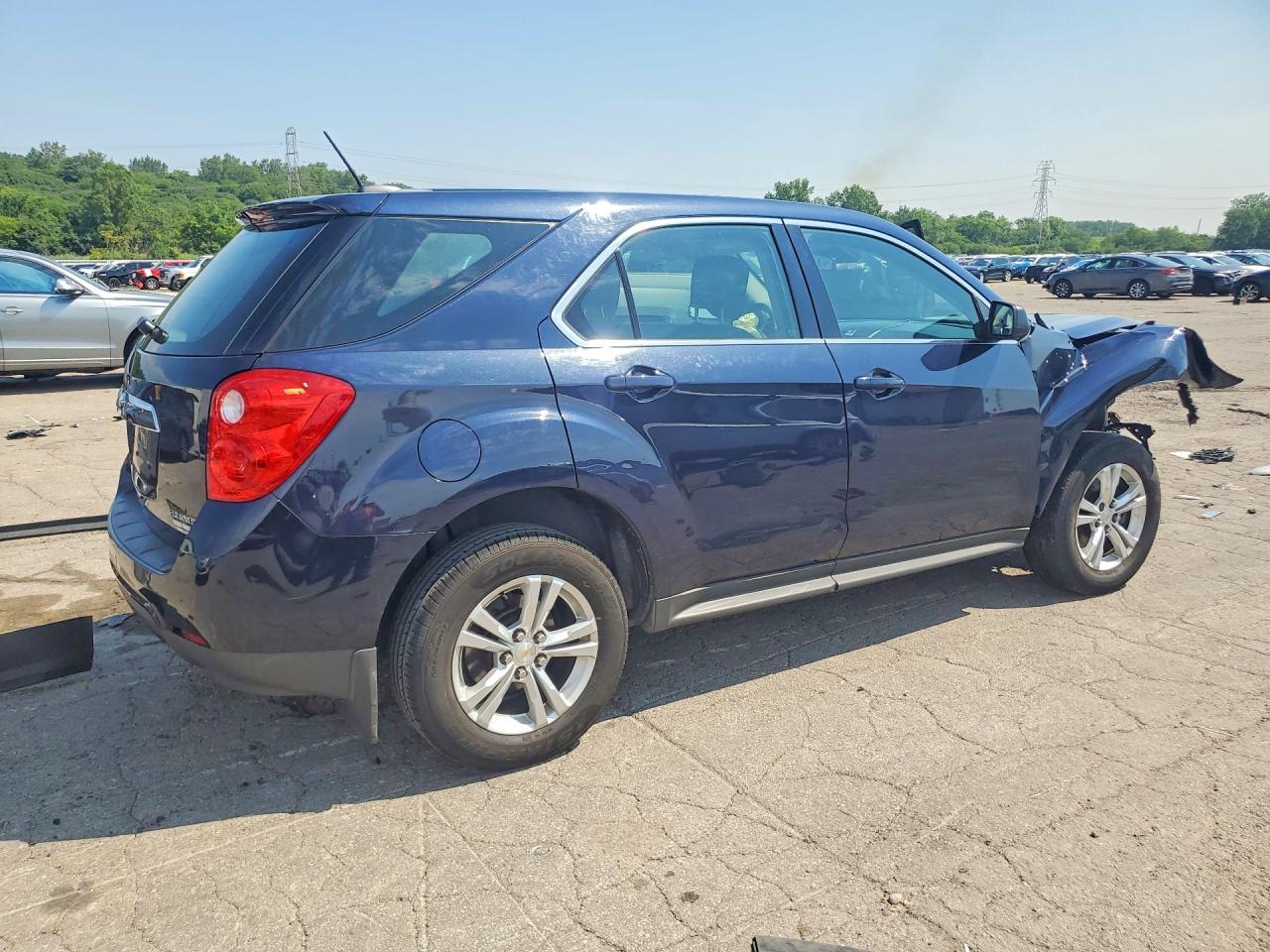 2015 Chevrolet Equinox Ls Blue vin: 2GNALAEK6F6400440