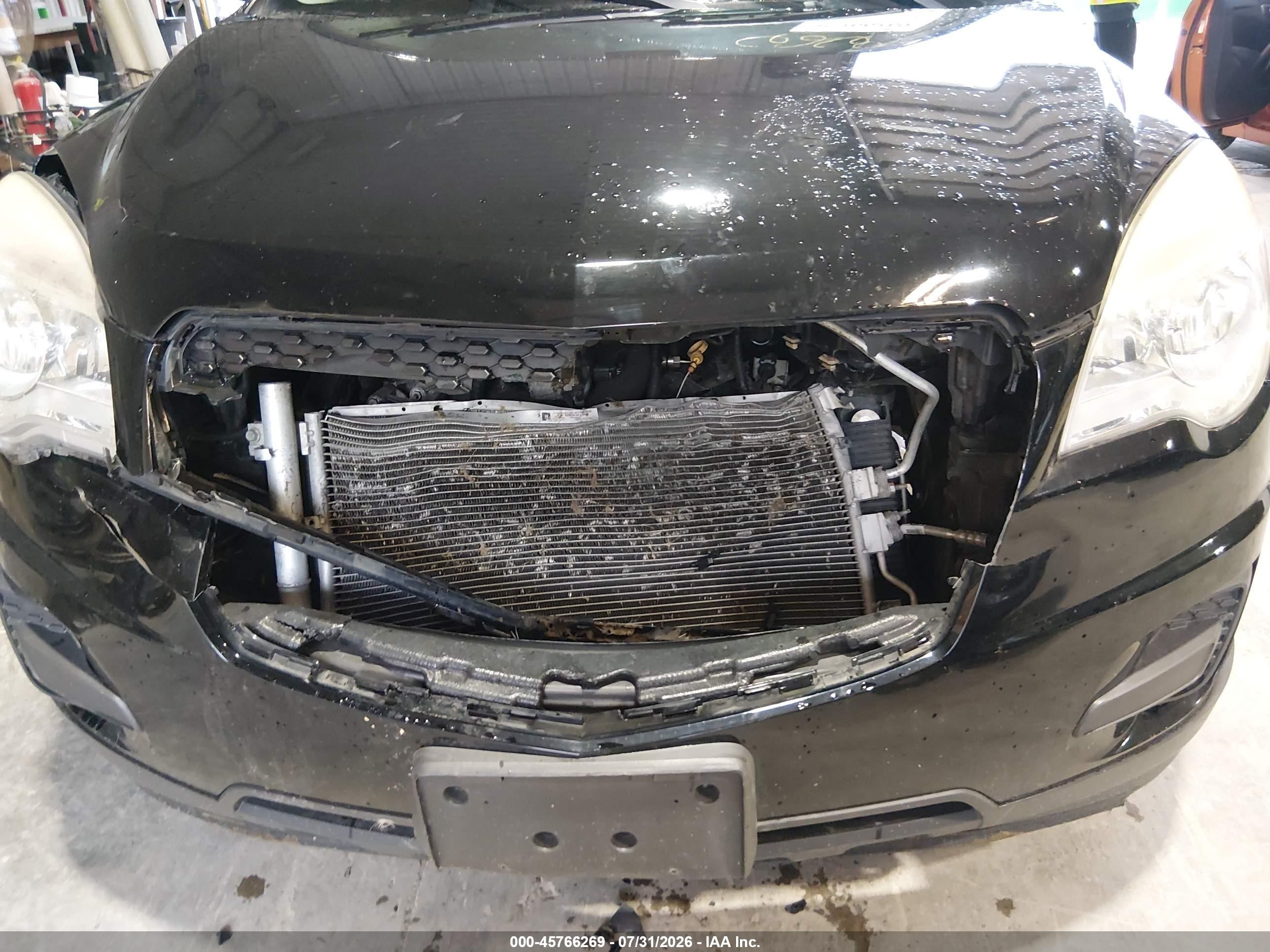 2014 Chevrolet Equinox Ls Black vin: 2GNALAEK7E1111675