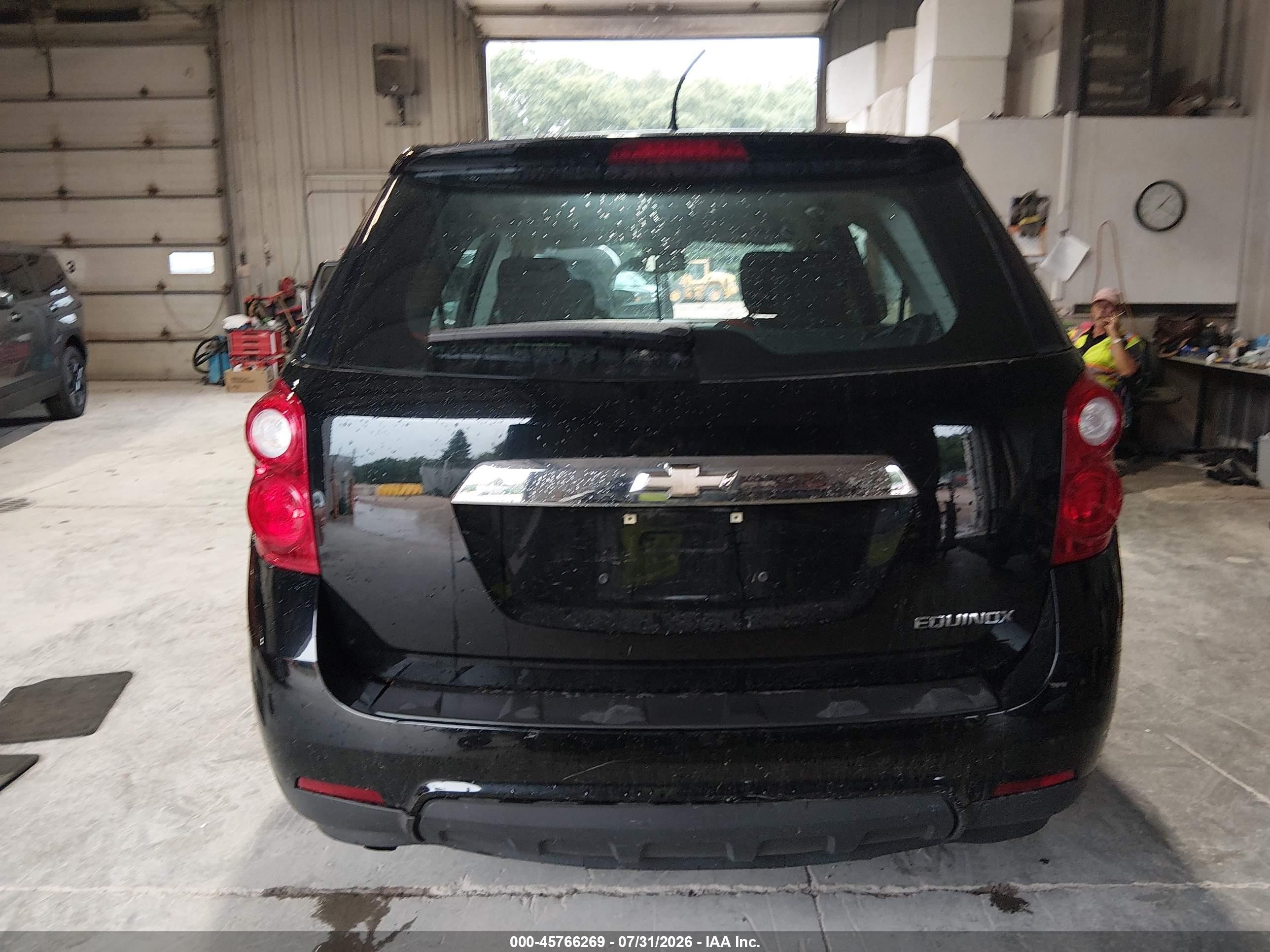 2014 Chevrolet Equinox Ls Black vin: 2GNALAEK7E1111675