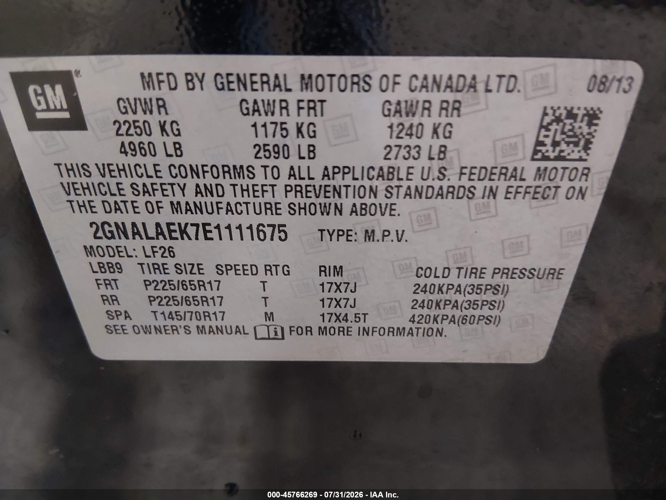 2014 Chevrolet Equinox Ls Black vin: 2GNALAEK7E1111675