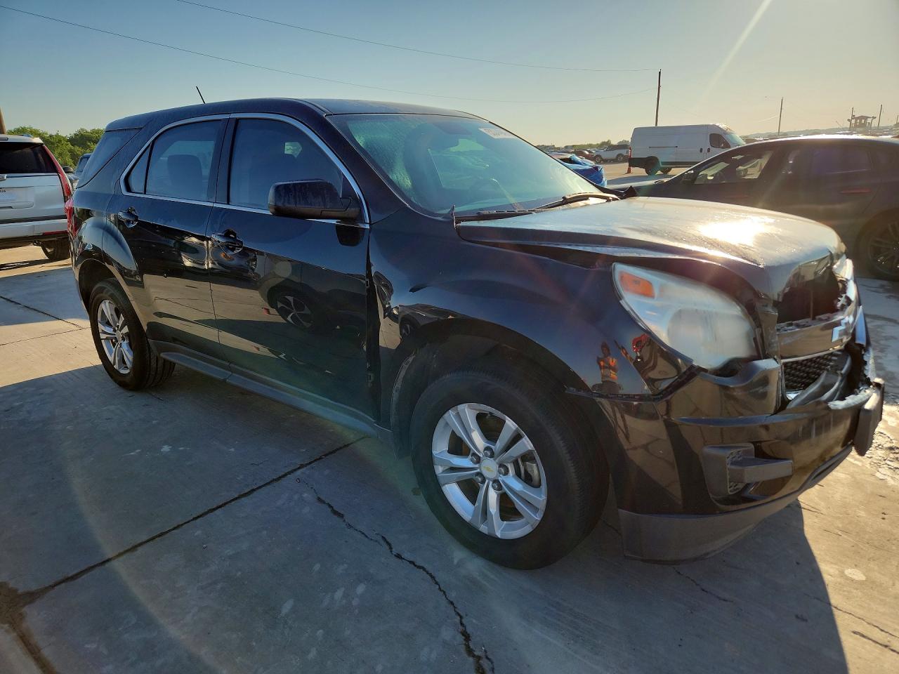 2014 Chevrolet Equinox Ls Black vin: 2GNALAEK7E1137287