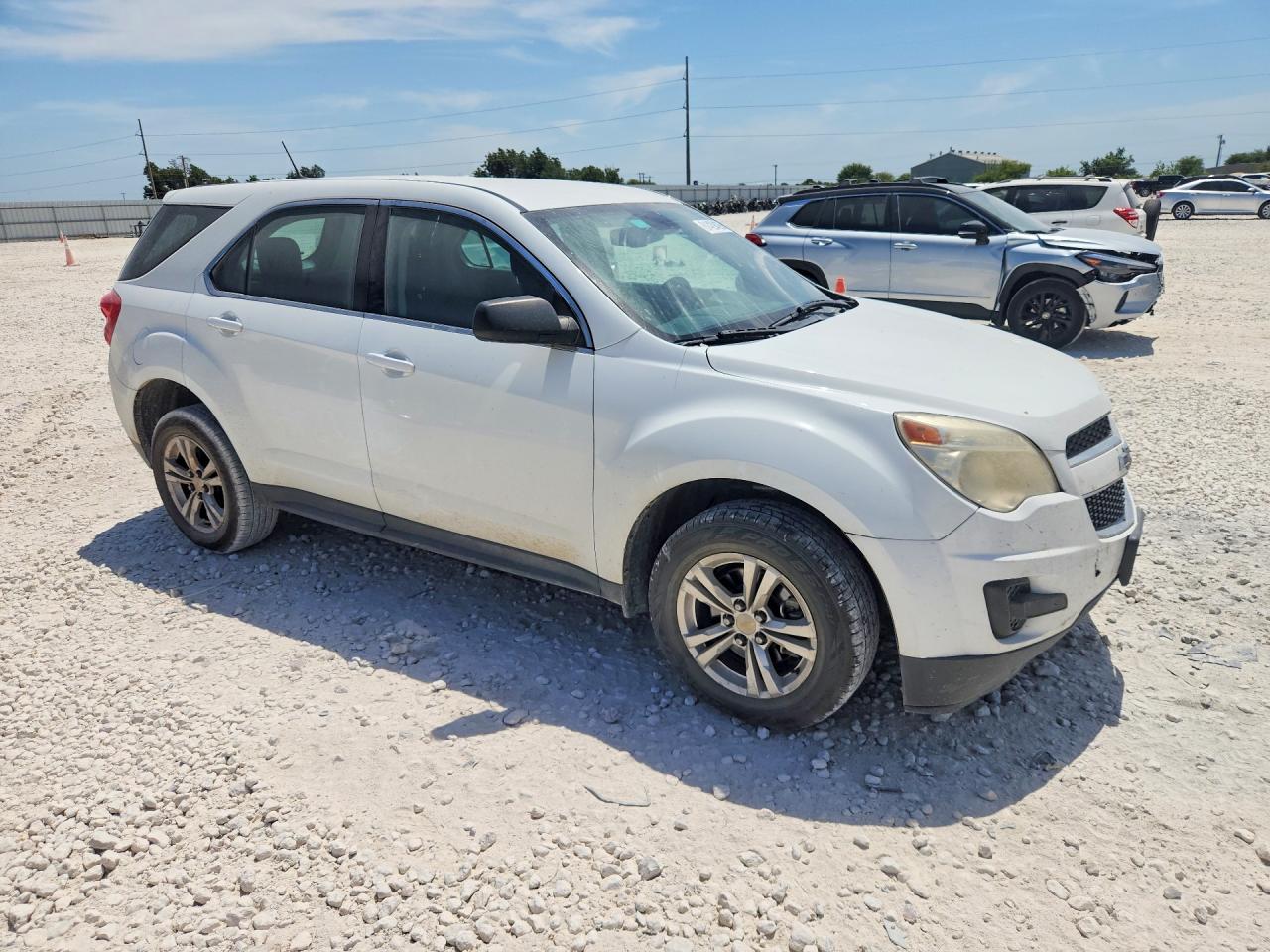 2014 Chevrolet Equinox Ls White vin: 2GNALAEK7E1146376