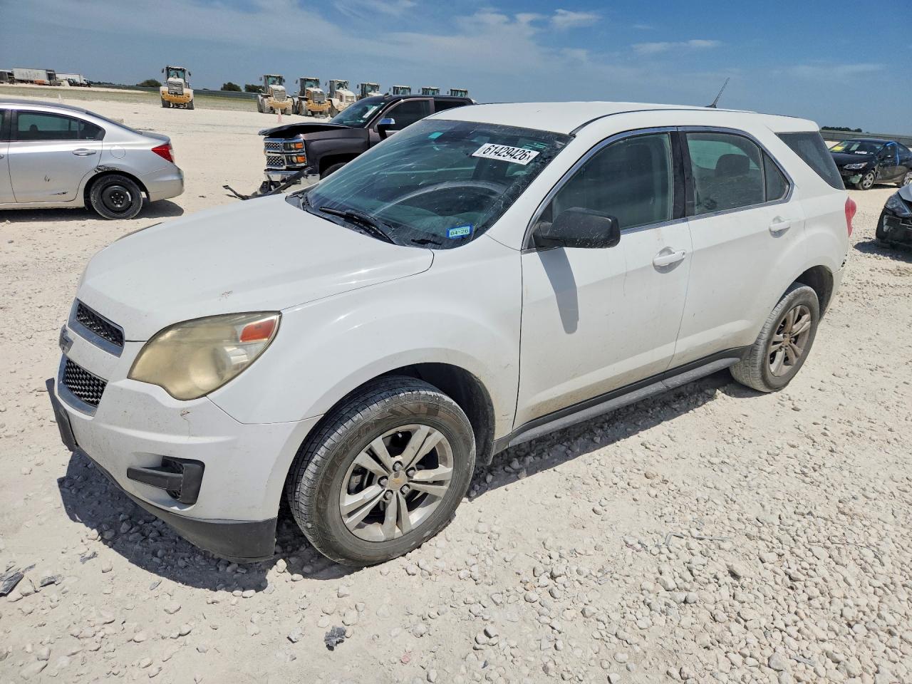 2014 Chevrolet Equinox Ls White vin: 2GNALAEK7E1146376