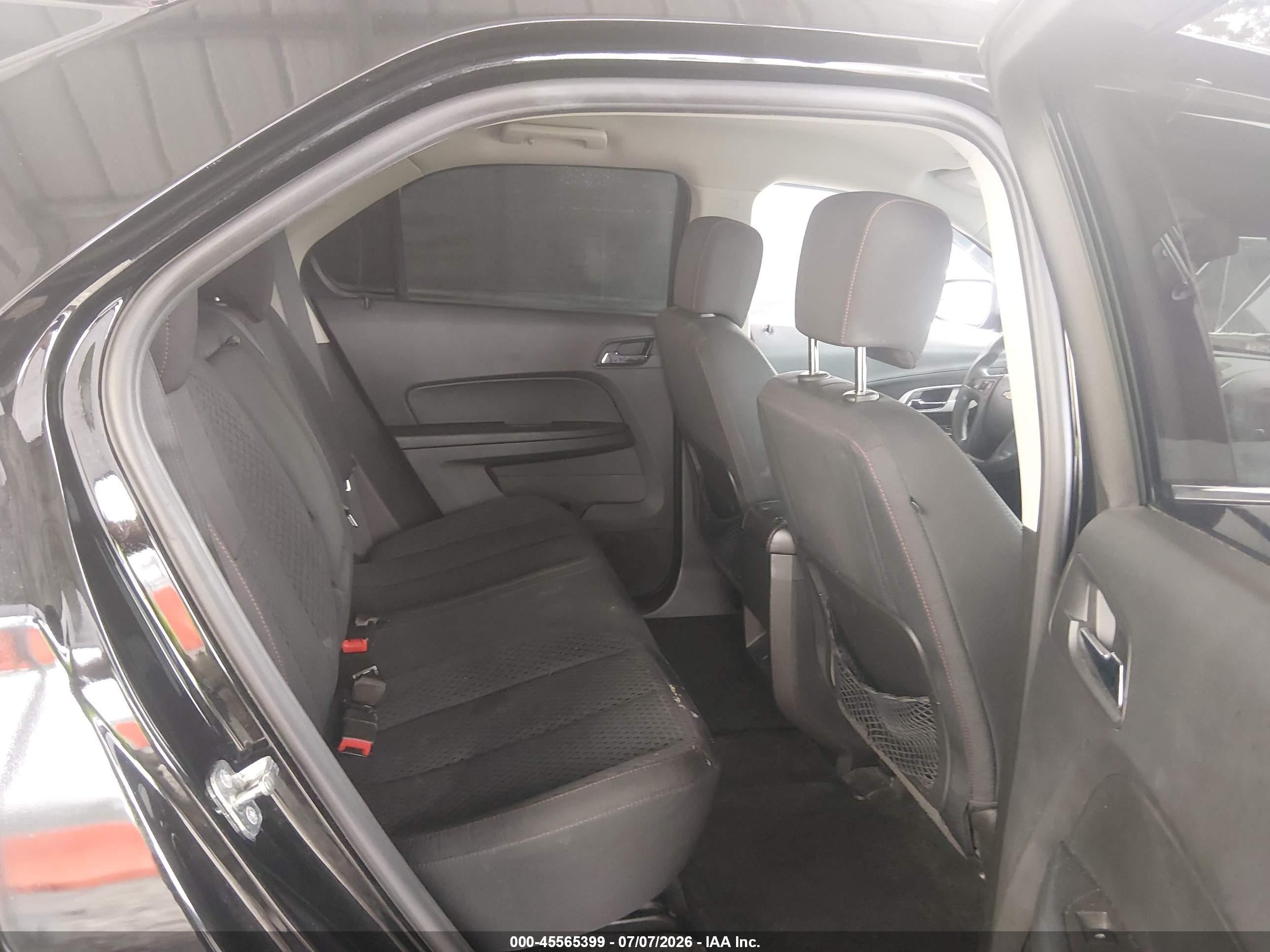 2014 Chevrolet Equinox Ls Black vin: 2GNALAEK7E1162111