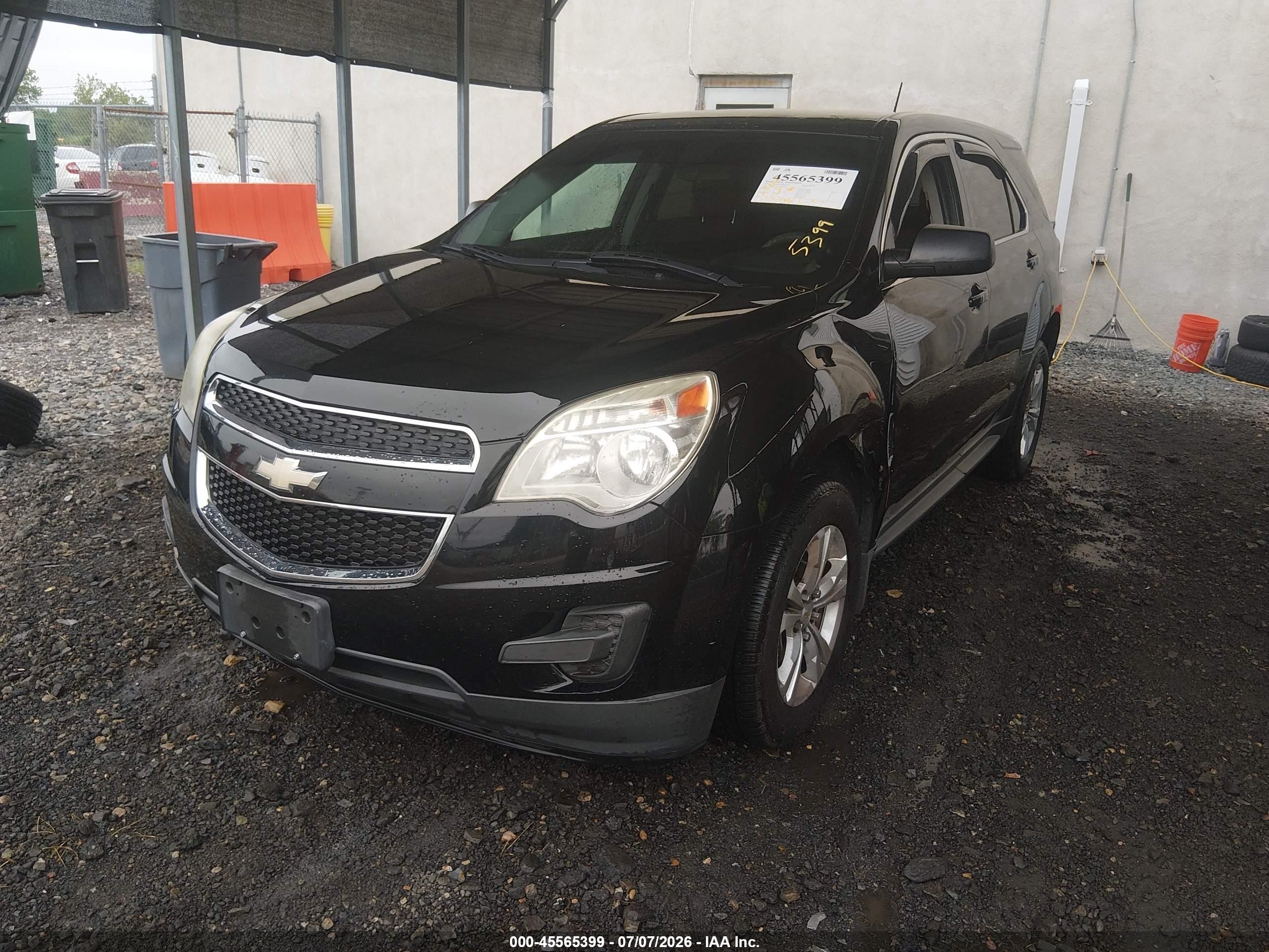 2014 Chevrolet Equinox Ls Black vin: 2GNALAEK7E1162111