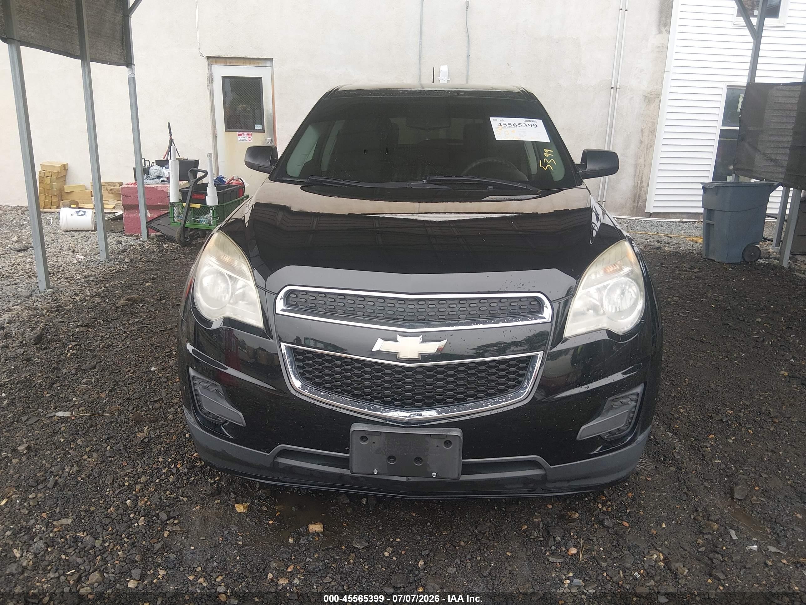 2014 Chevrolet Equinox Ls Black vin: 2GNALAEK7E1162111