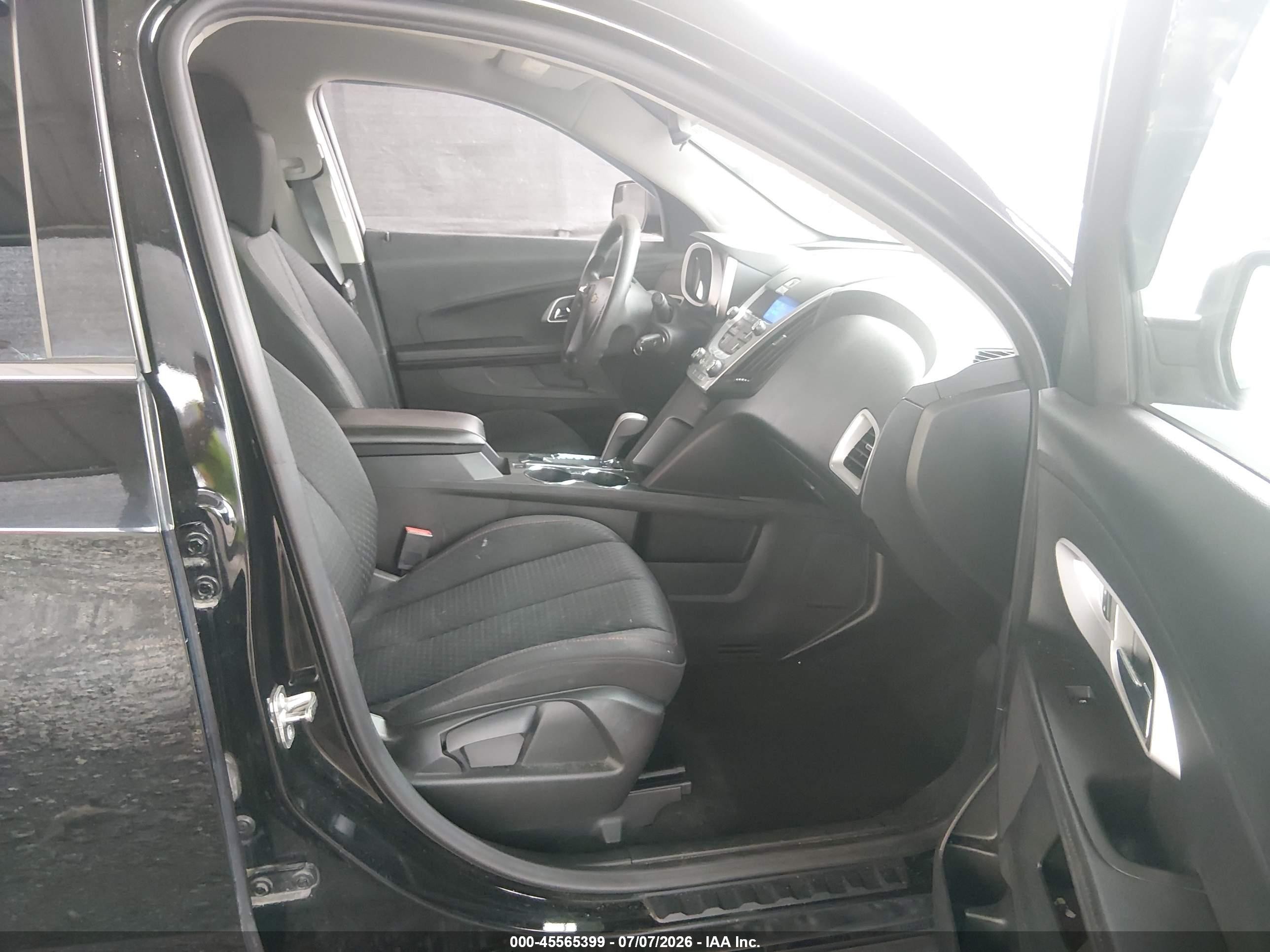 2014 Chevrolet Equinox Ls Black vin: 2GNALAEK7E1162111