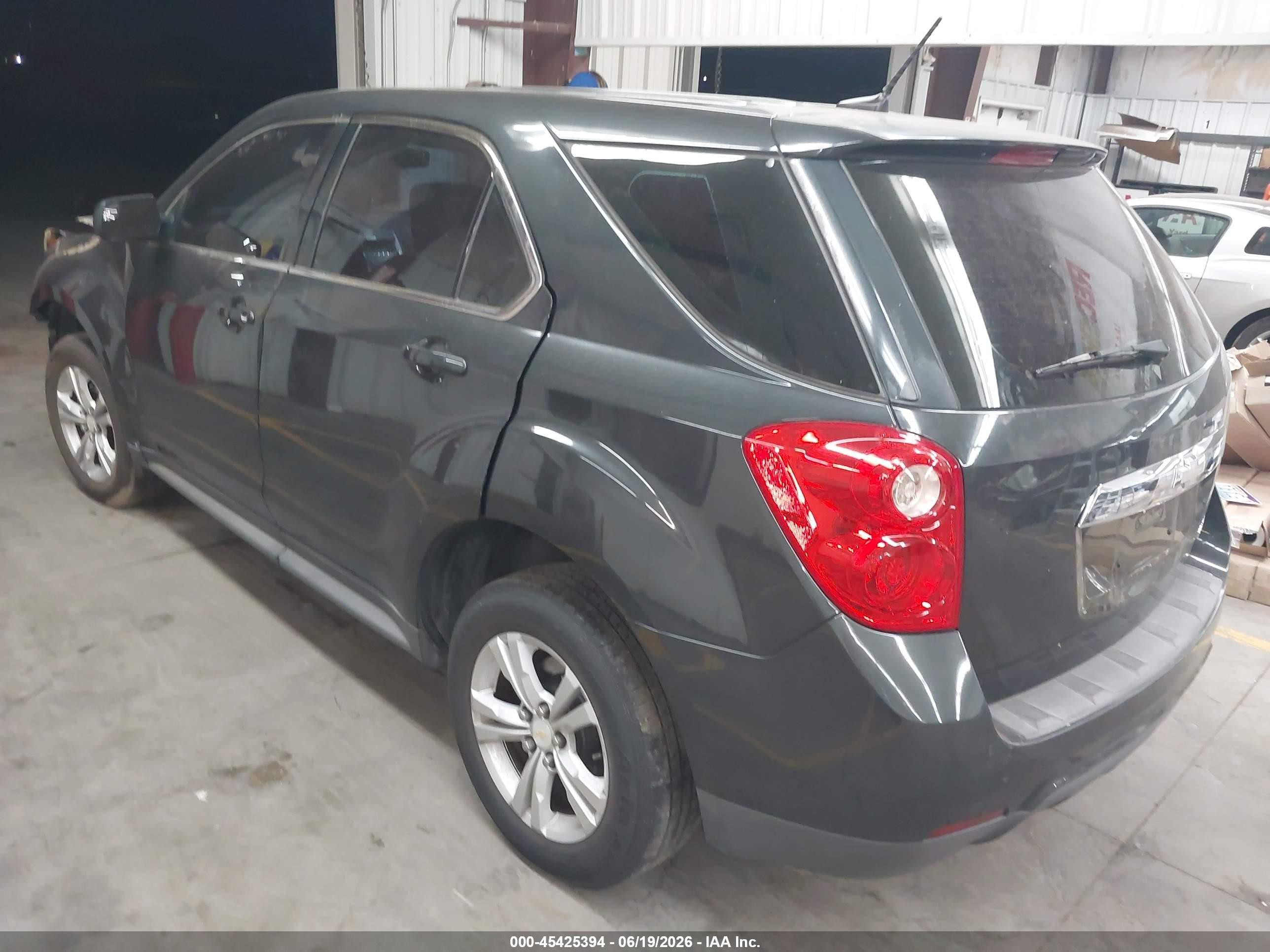 2014 Chevrolet Equinox Ls Black vin: 2GNALAEK7E6122713