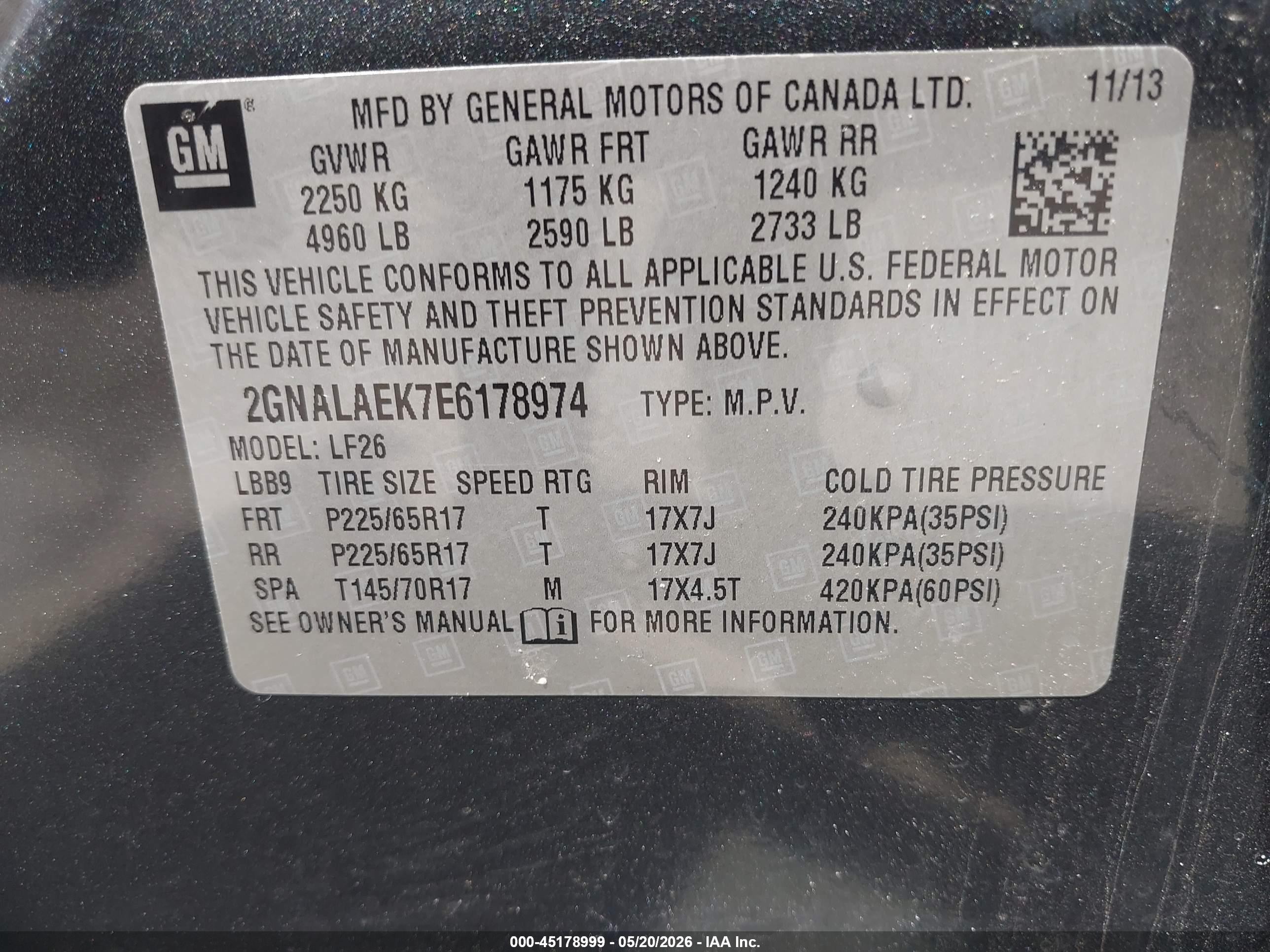 2014 Chevrolet Equinox Ls Gray vin: 2GNALAEK7E6178974