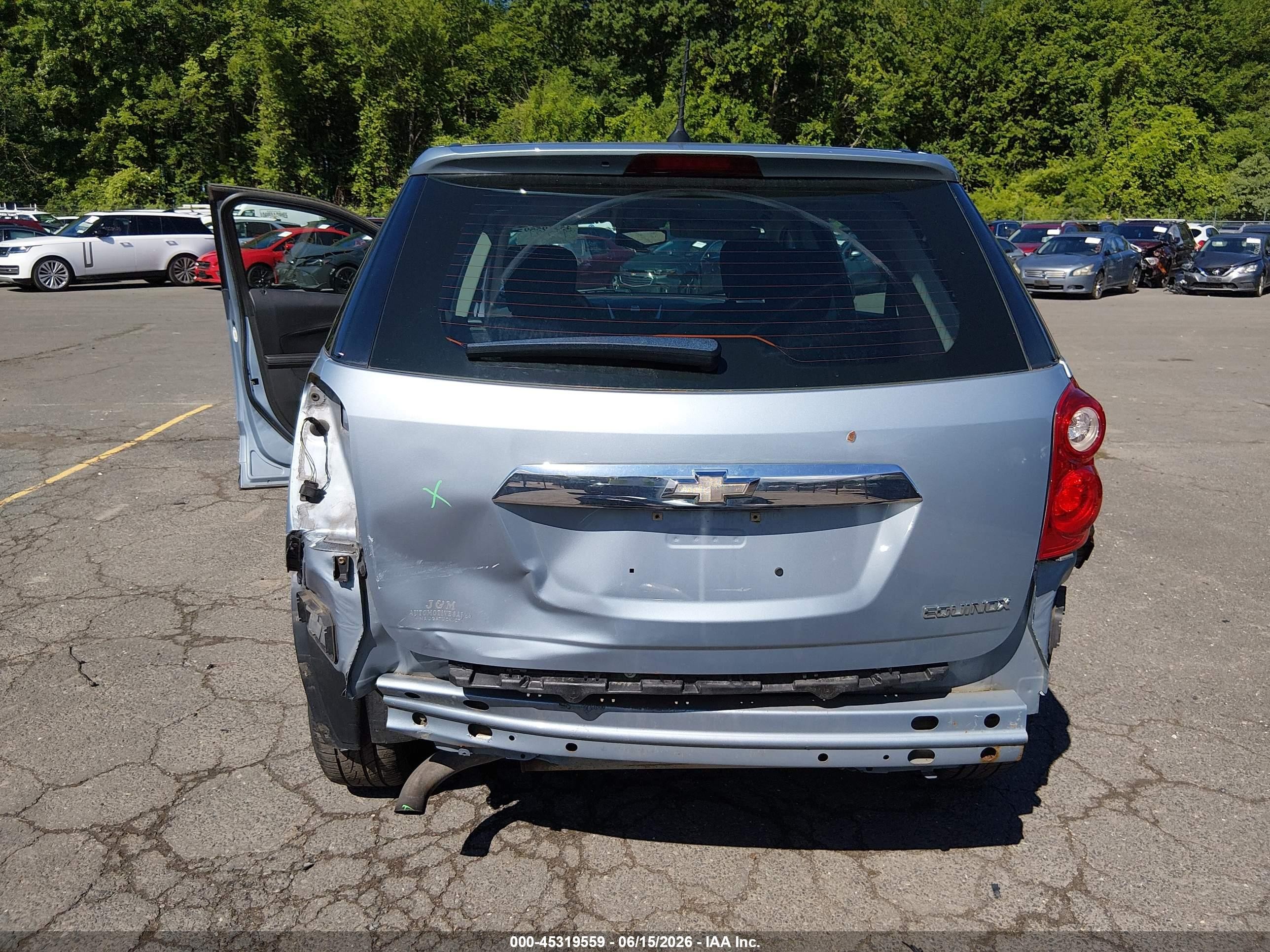 2014 Chevrolet Equinox Ls Light Blue vin: 2GNALAEK7E6358794