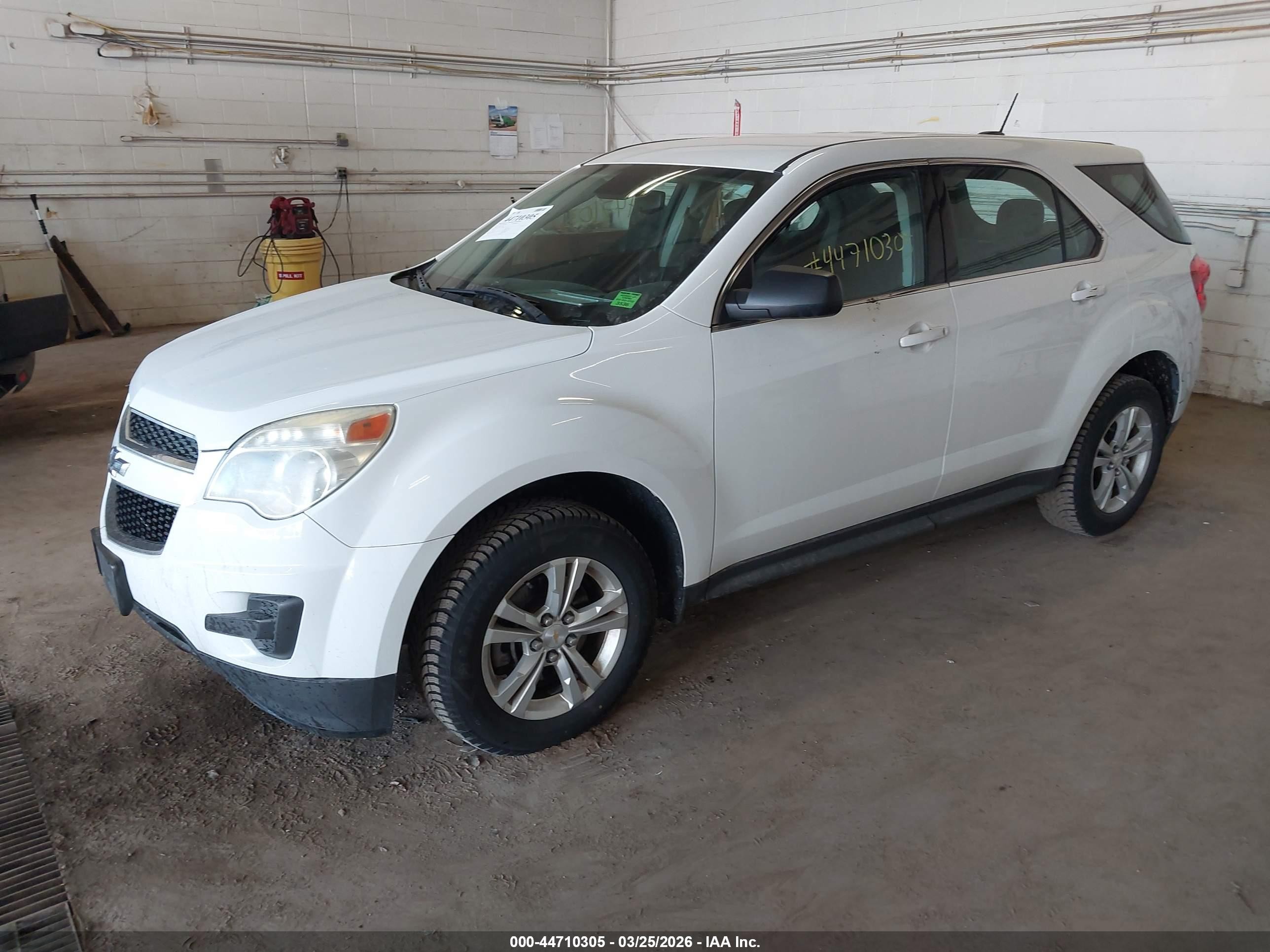 2015 Chevrolet Equinox Ls White vin: 2GNALAEK7F1101262