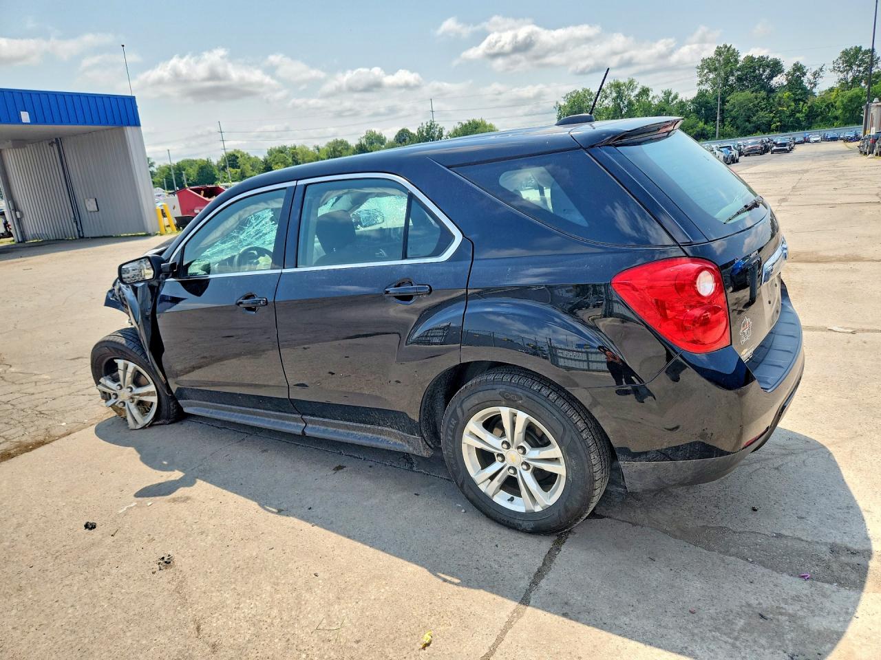 2015 Chevrolet Equinox Ls Black vin: 2GNALAEK7F1103612