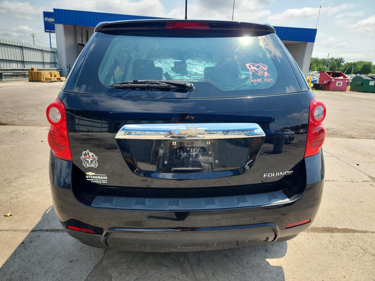 2015 Chevrolet Equinox Ls Black vin: 2GNALAEK7F1103612