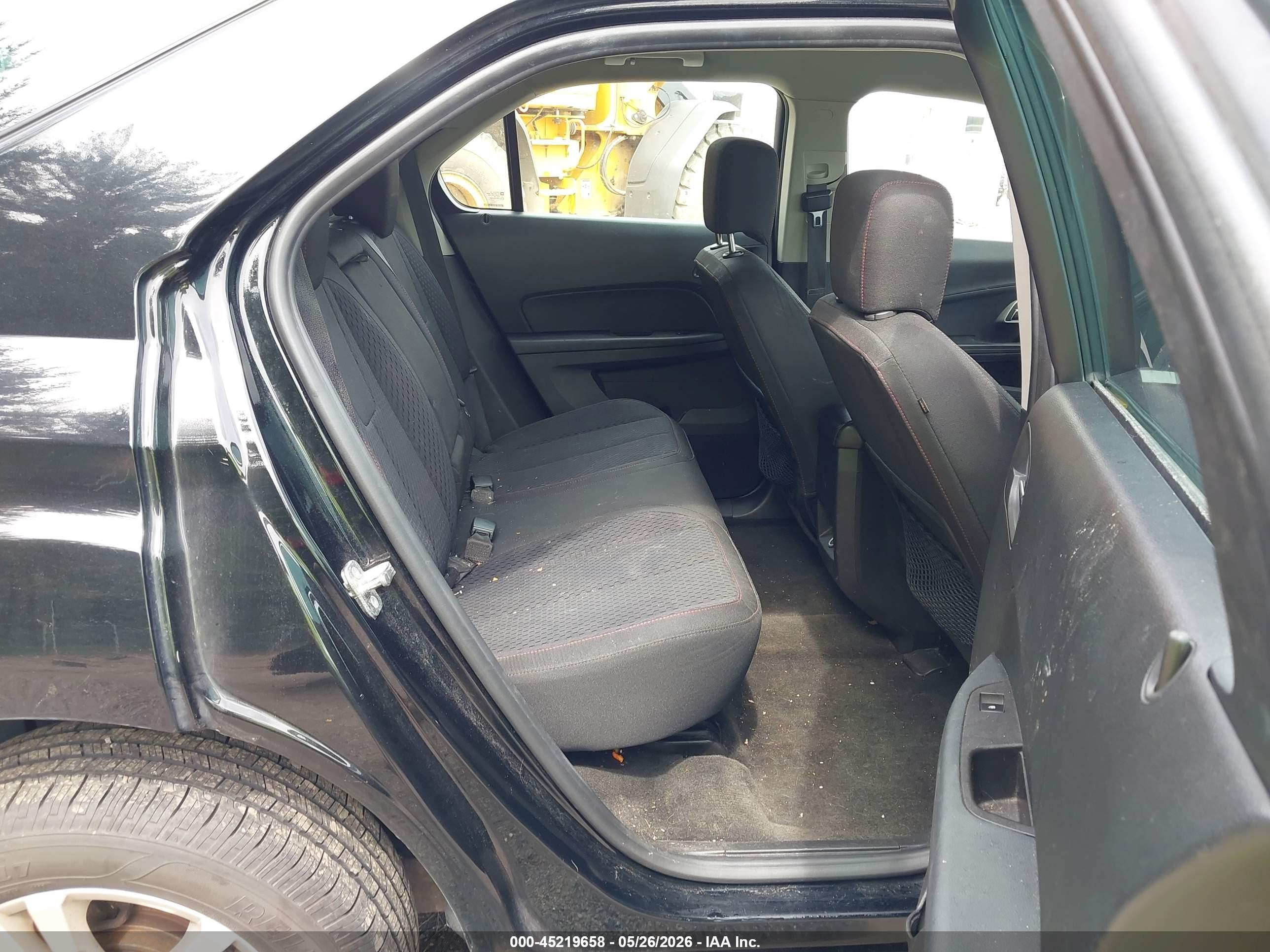 2015 Chevrolet Equinox Ls Black vin: 2GNALAEK7F1115274