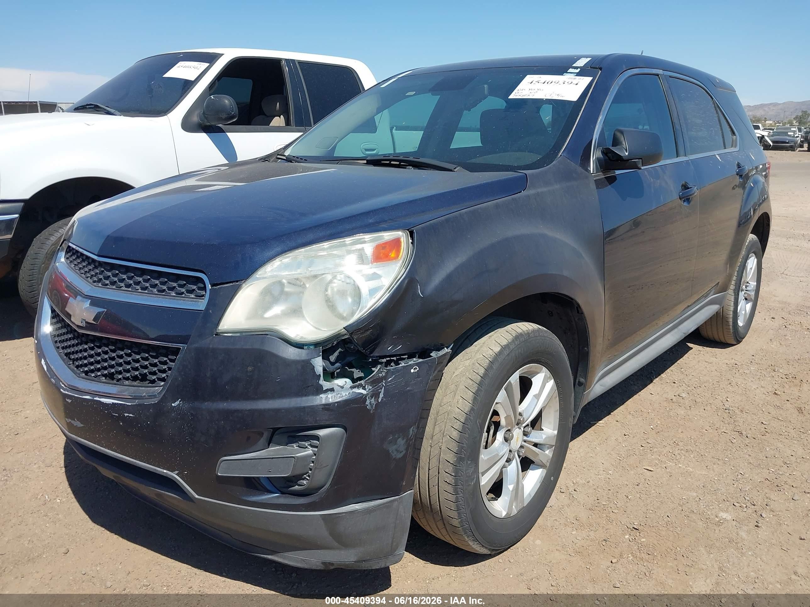 2015 Chevrolet Equinox Ls Blue vin: 2GNALAEK7F6132806