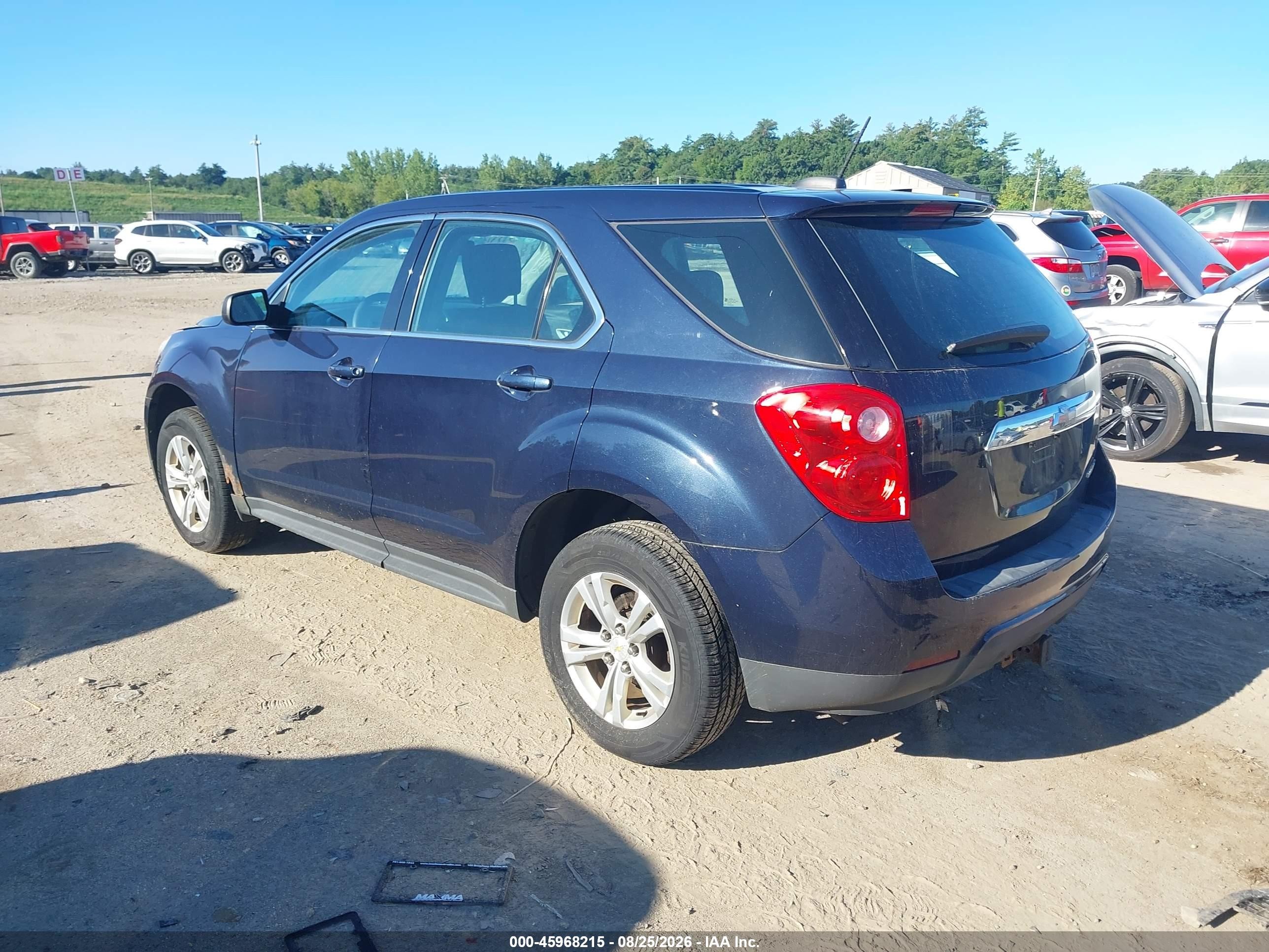 2015 Chevrolet Equinox Ls Черный vin: 2GNALAEK7F6133597