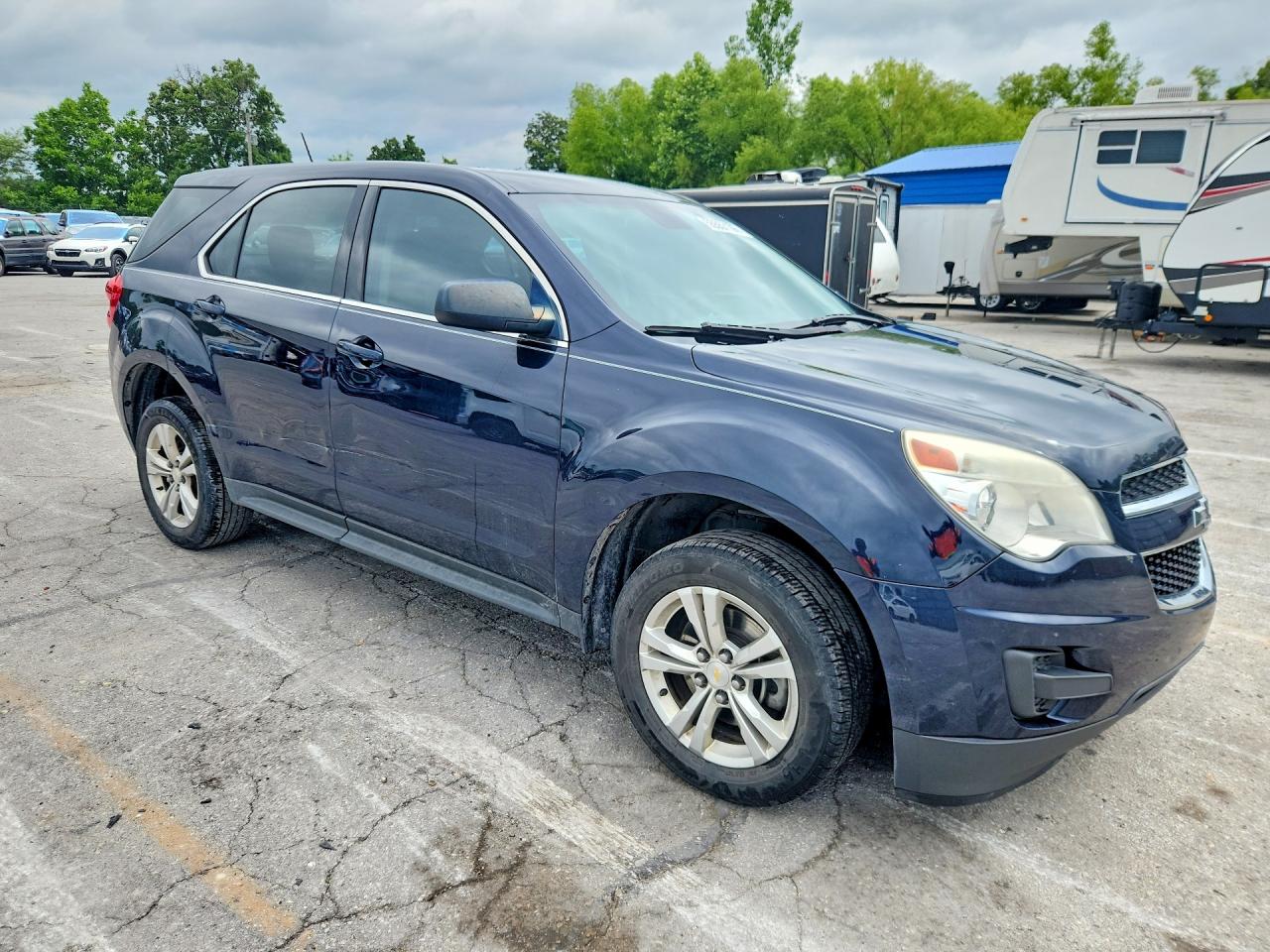 2015 Chevrolet Equinox Ls Blue vin: 2GNALAEK7F6161674