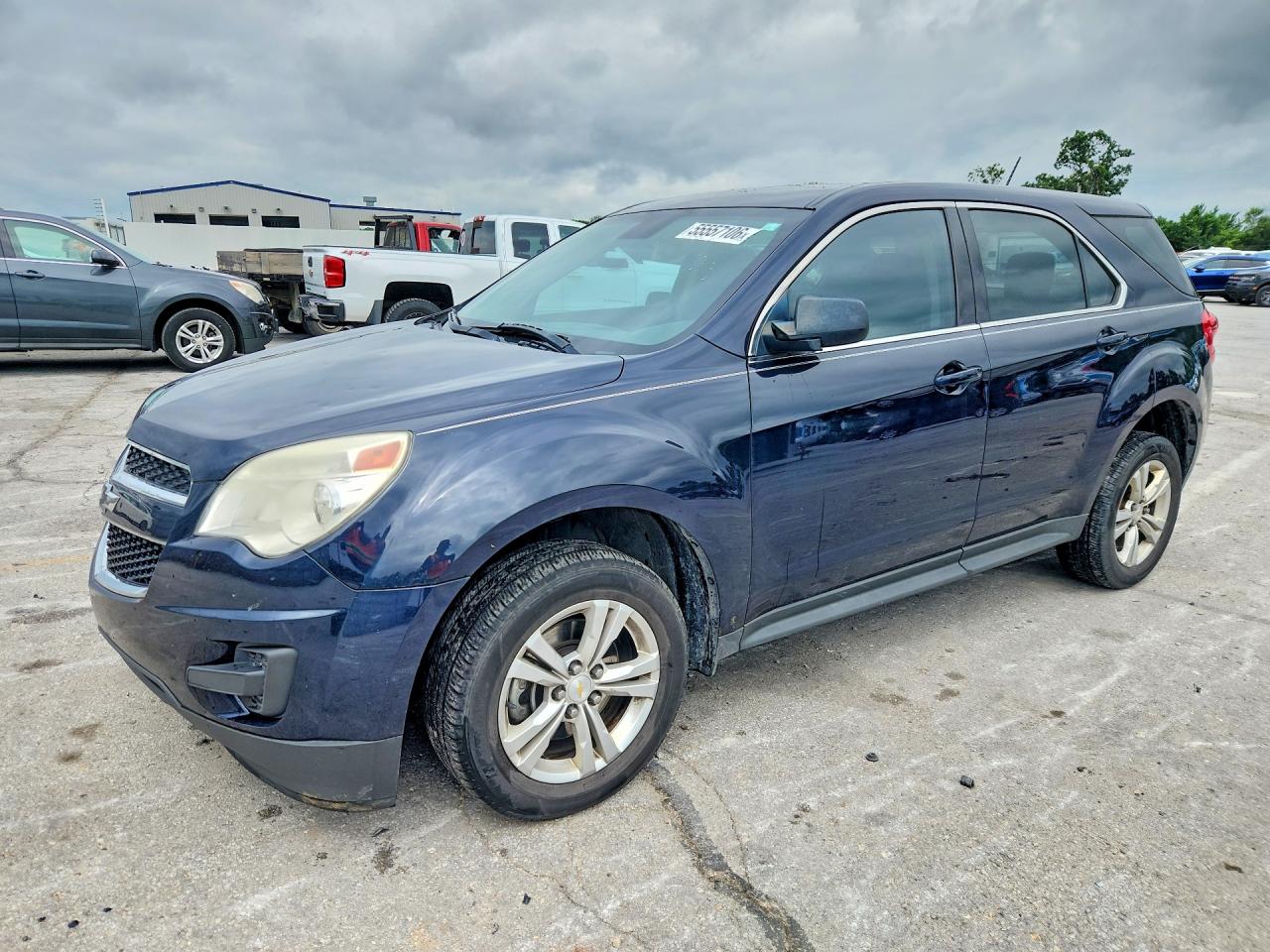 2015 Chevrolet Equinox Ls Blue vin: 2GNALAEK7F6161674