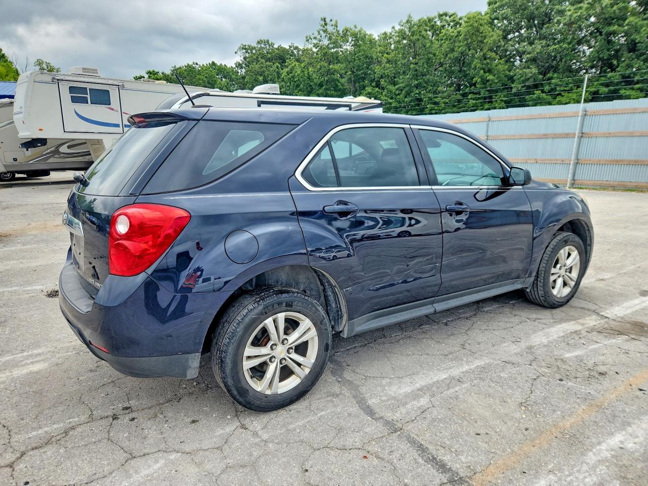 2015 Chevrolet Equinox Ls Blue vin: 2GNALAEK7F6161674
