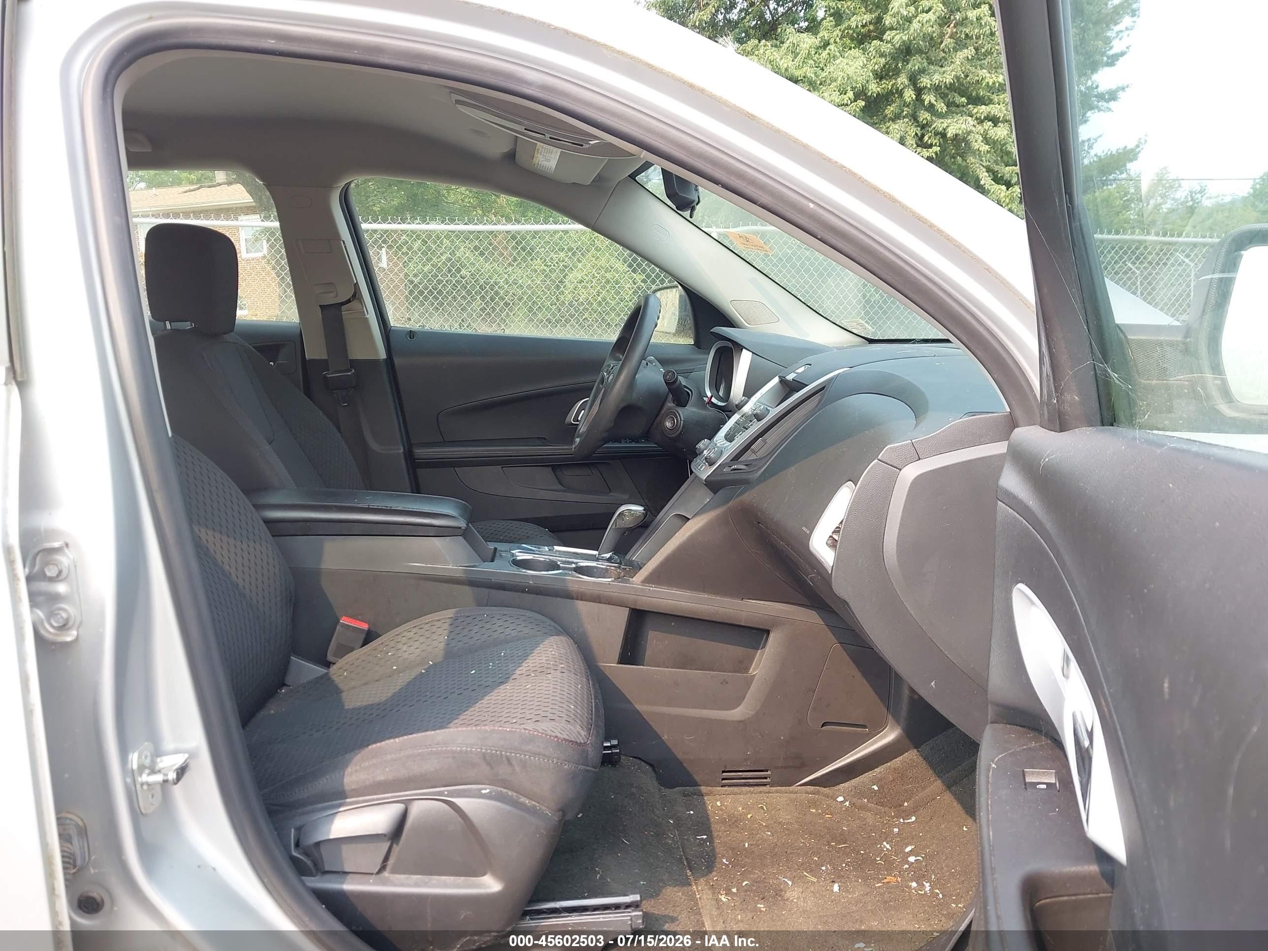 2015 Chevrolet Equinox Ls Silver vin: 2GNALAEK7F6396611