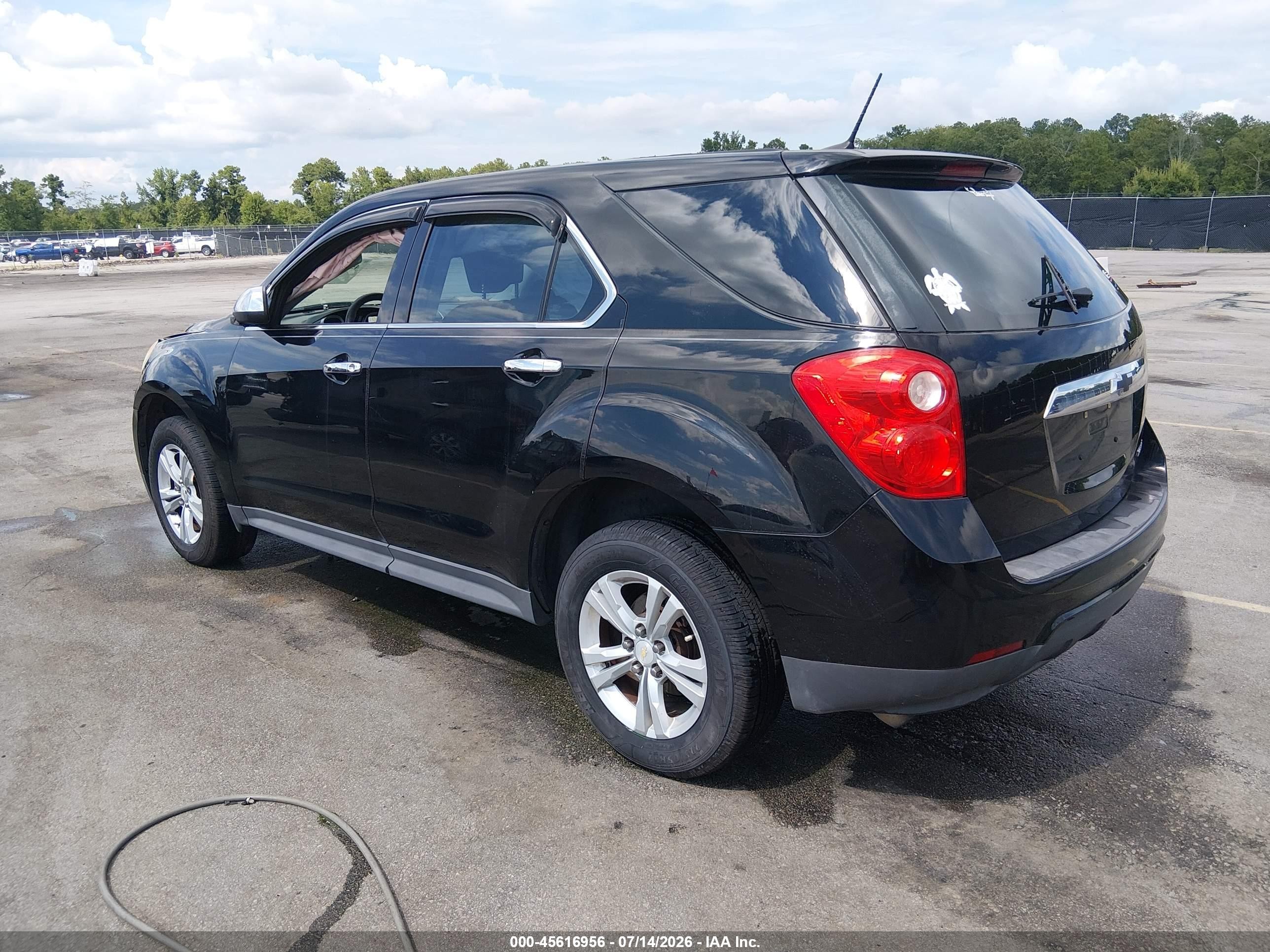 2014 Chevrolet Equinox Ls Black vin: 2GNALAEK8E1113306