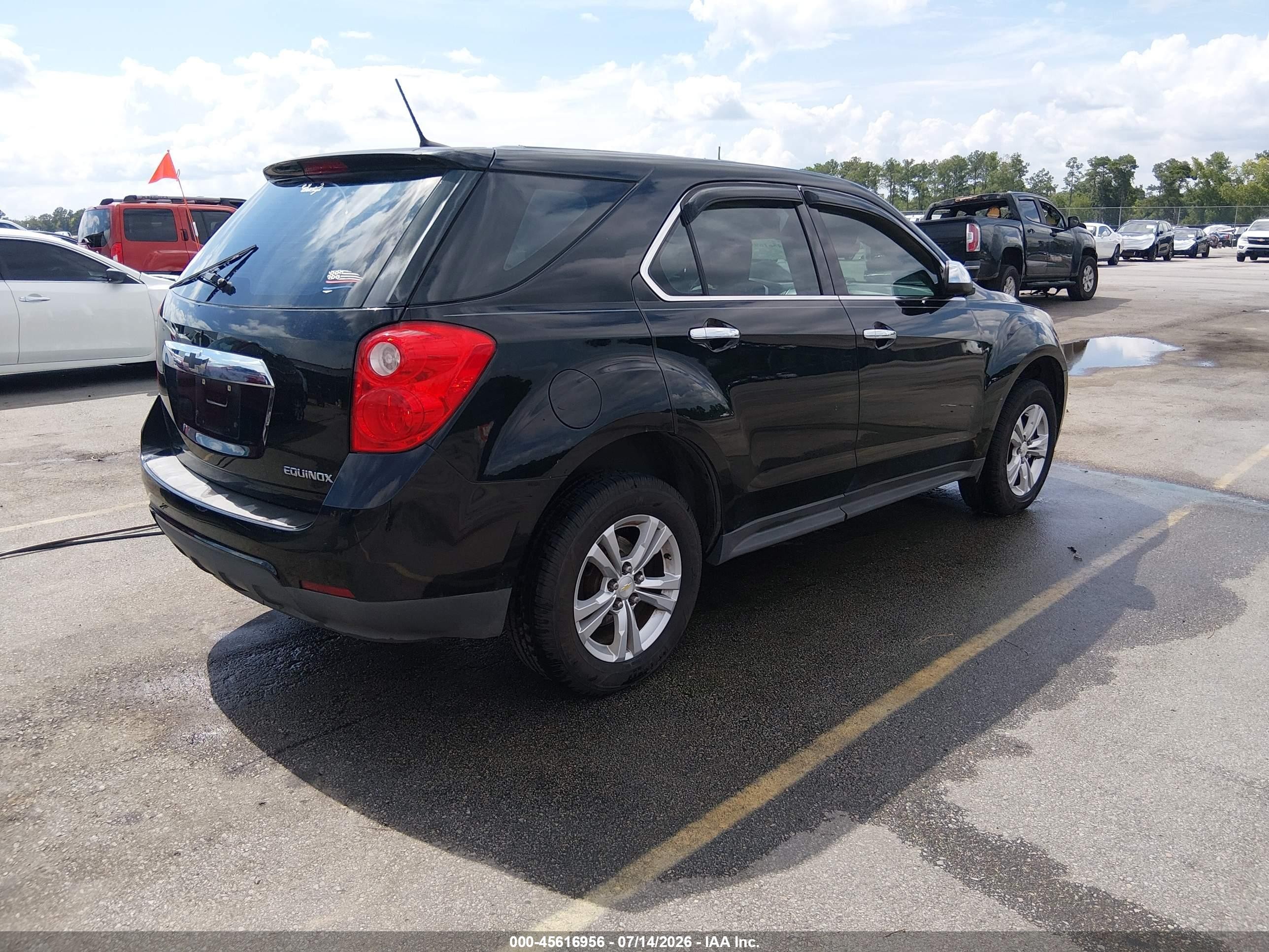 2014 Chevrolet Equinox Ls Black vin: 2GNALAEK8E1113306