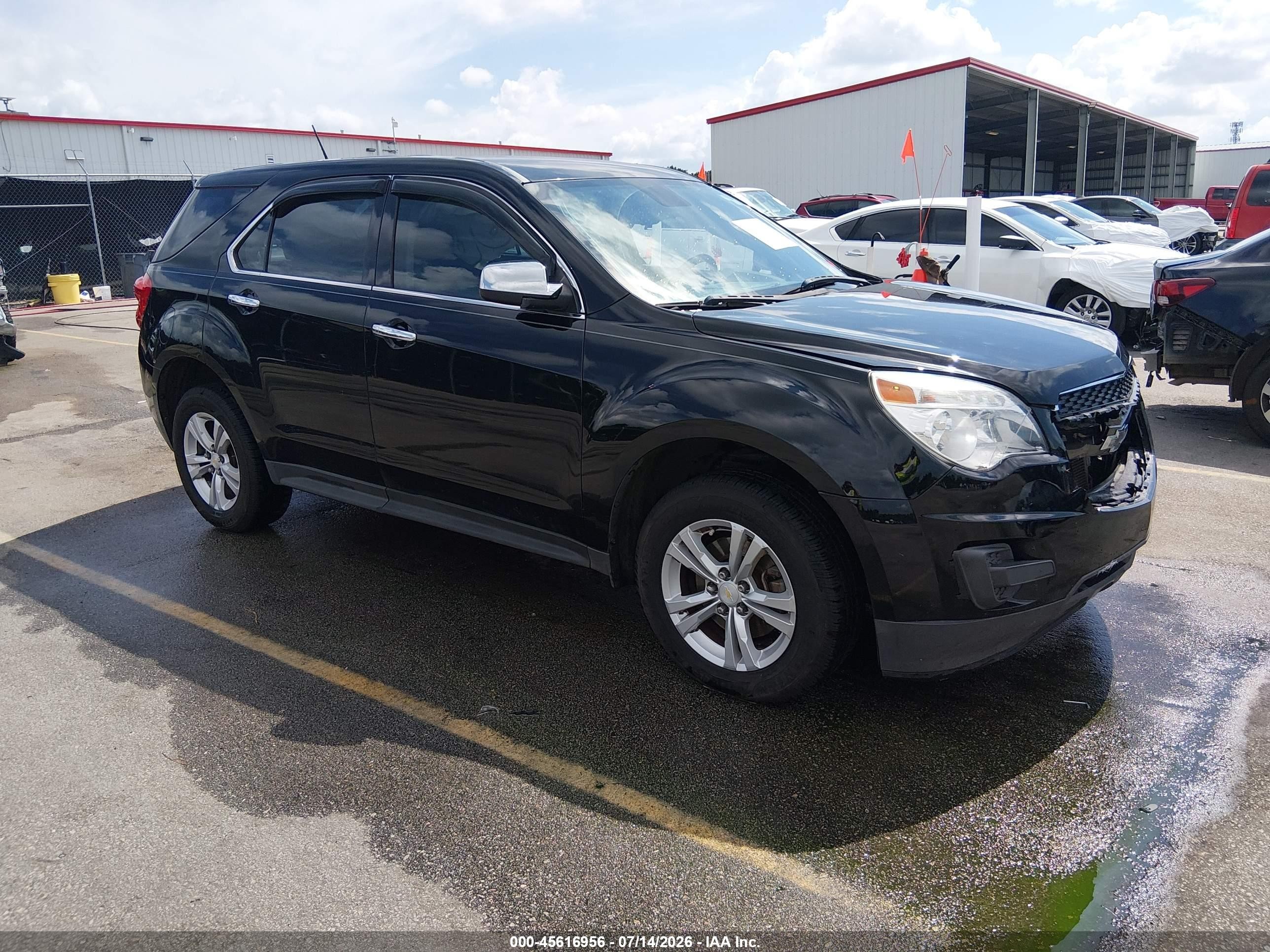 2014 Chevrolet Equinox Ls Black vin: 2GNALAEK8E1113306