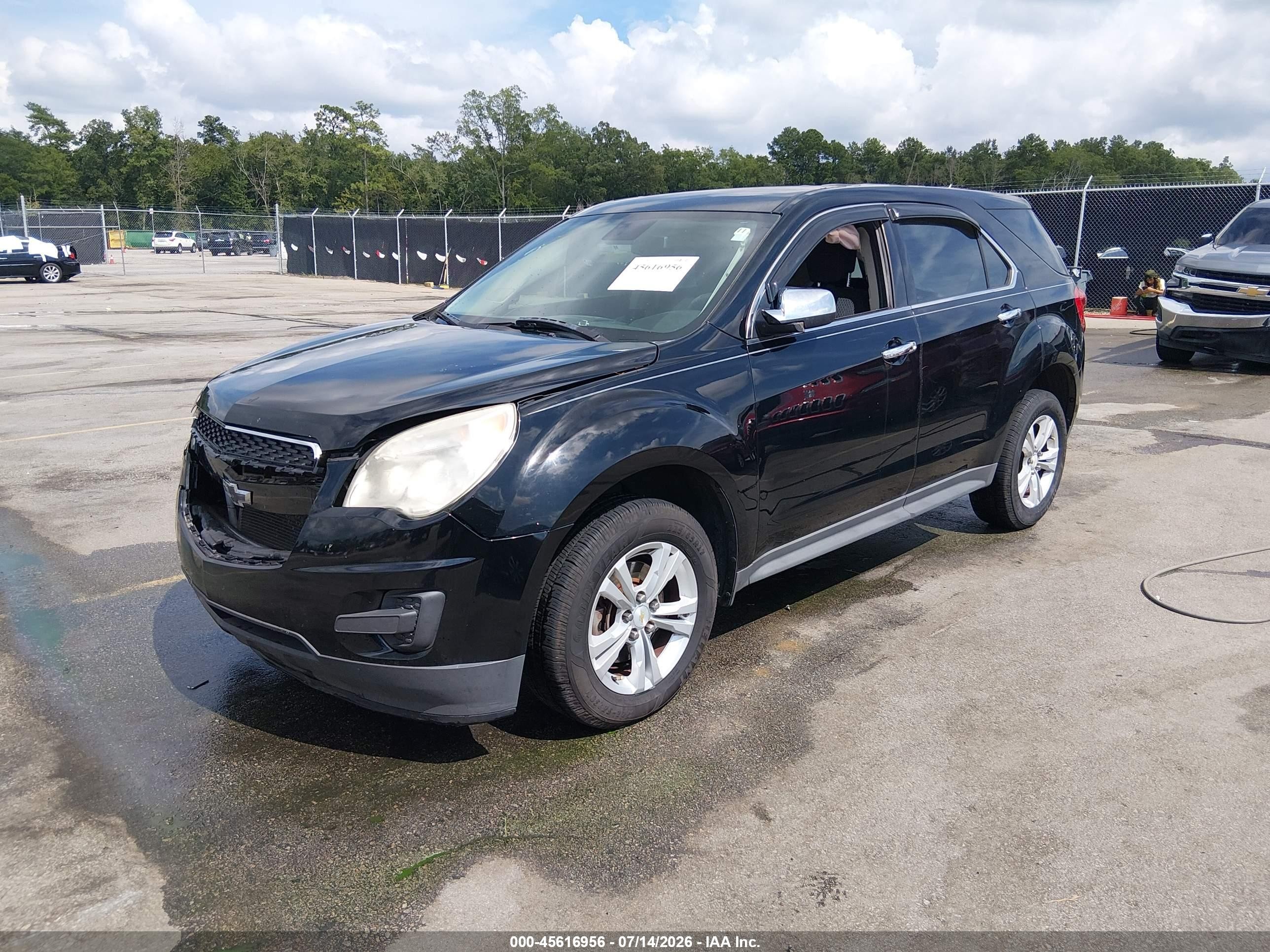 2014 Chevrolet Equinox Ls Black vin: 2GNALAEK8E1113306