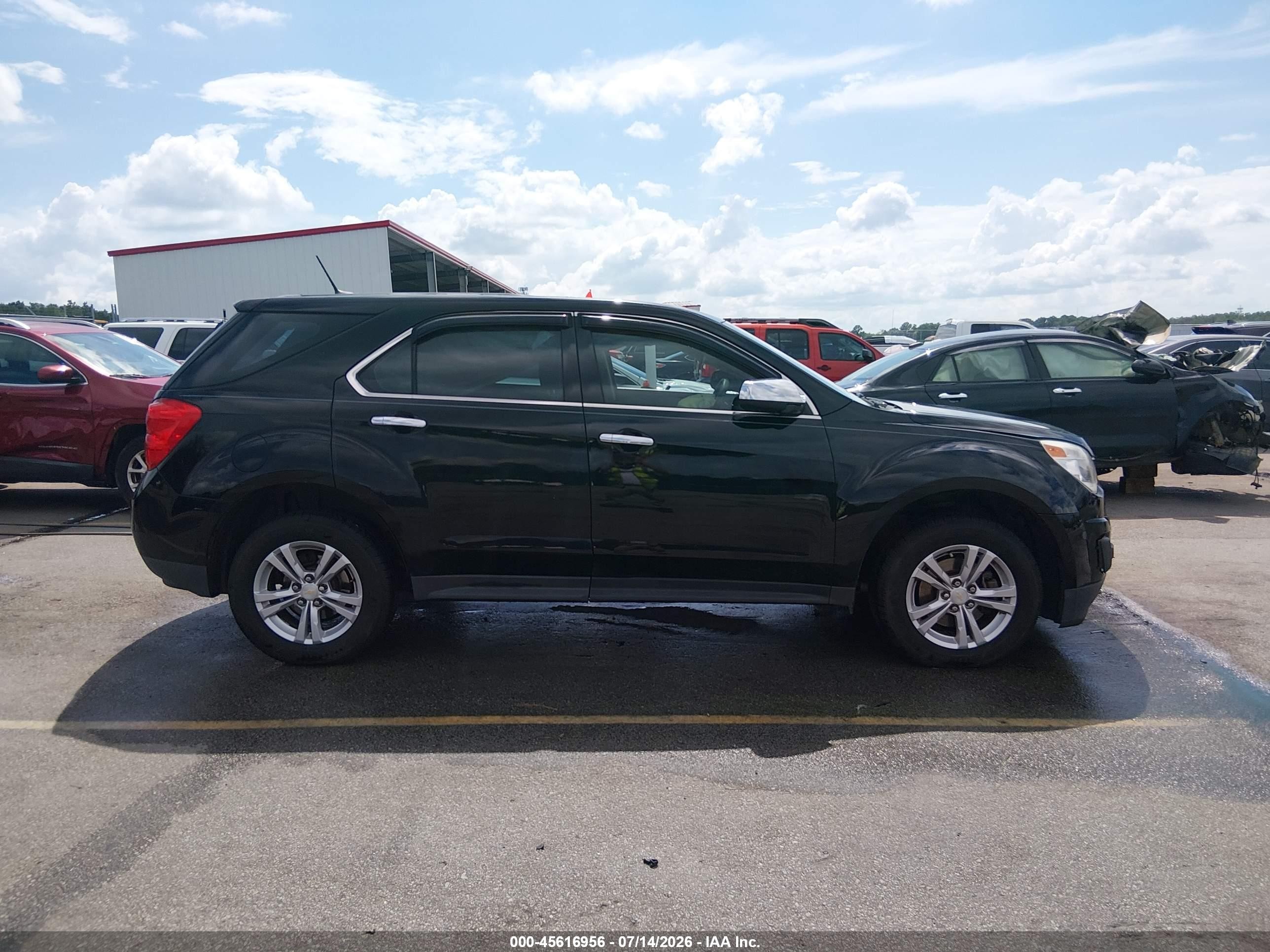 2014 Chevrolet Equinox Ls Black vin: 2GNALAEK8E1113306