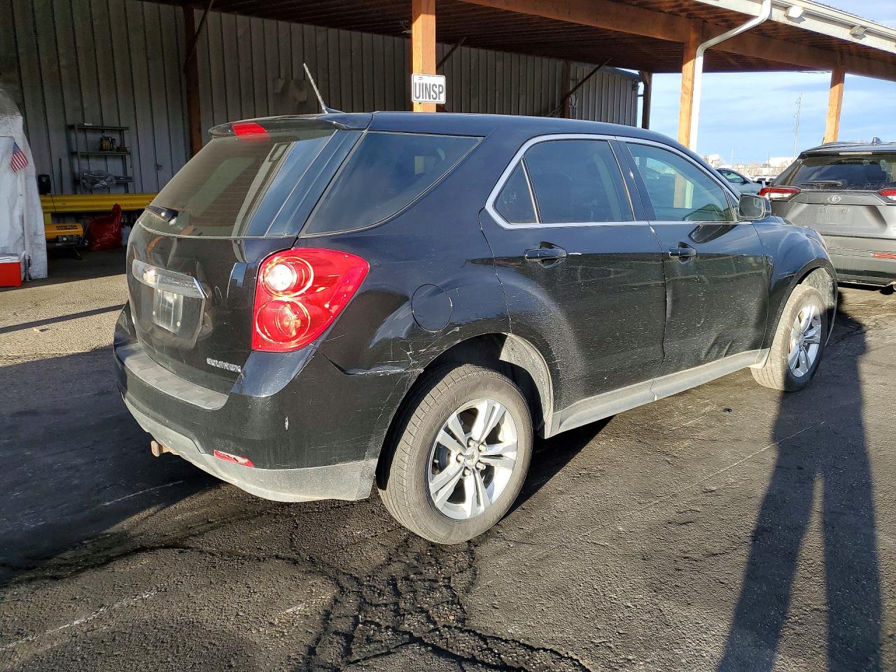 2014 Chevrolet Equinox Ls Black vin: 2GNALAEK8E1117209