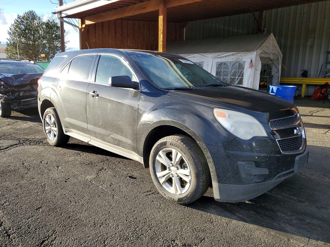2014 Chevrolet Equinox Ls Black vin: 2GNALAEK8E1117209