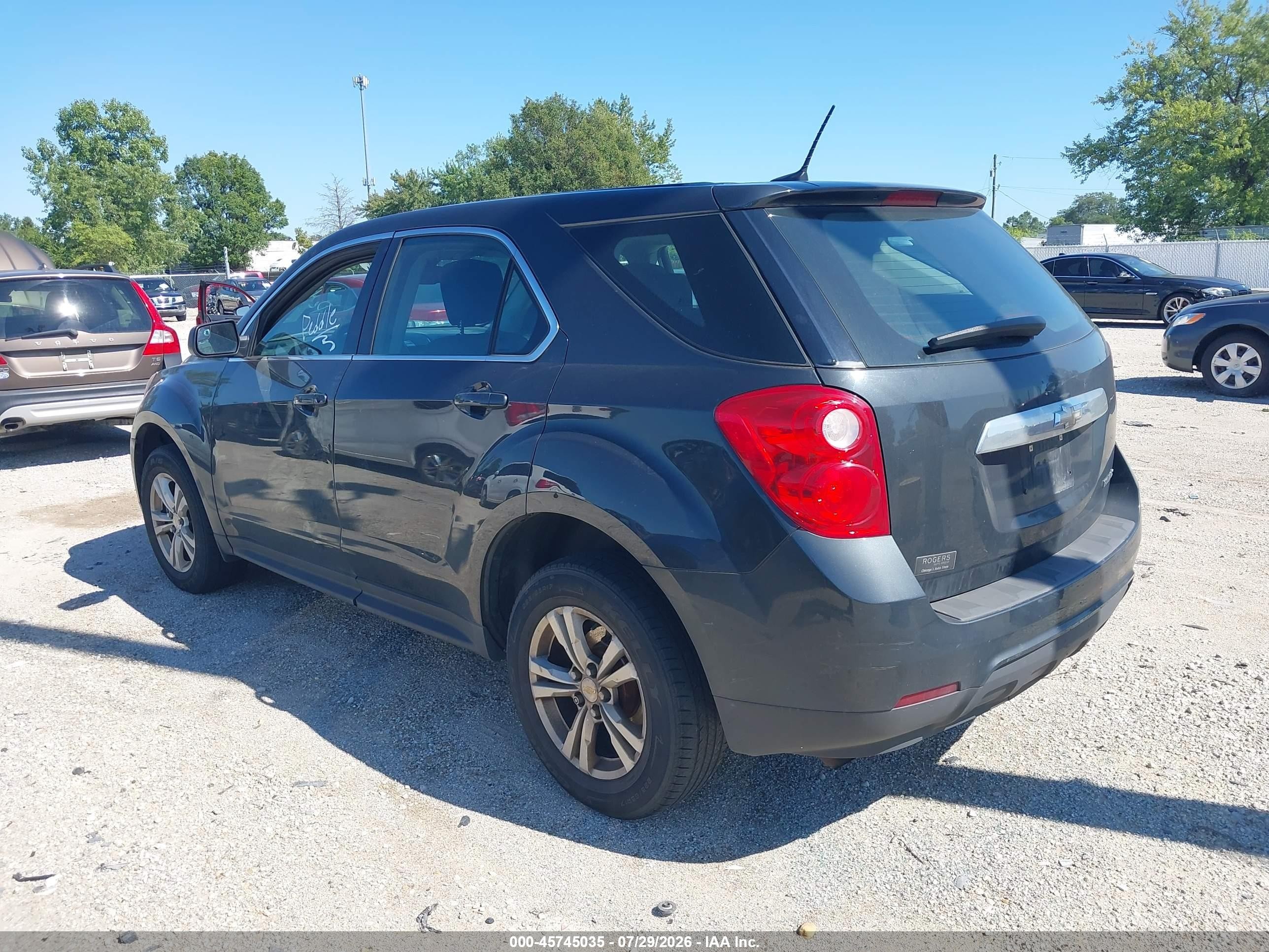 2014 Chevrolet Equinox Ls Gray vin: 2GNALAEK8E6111428