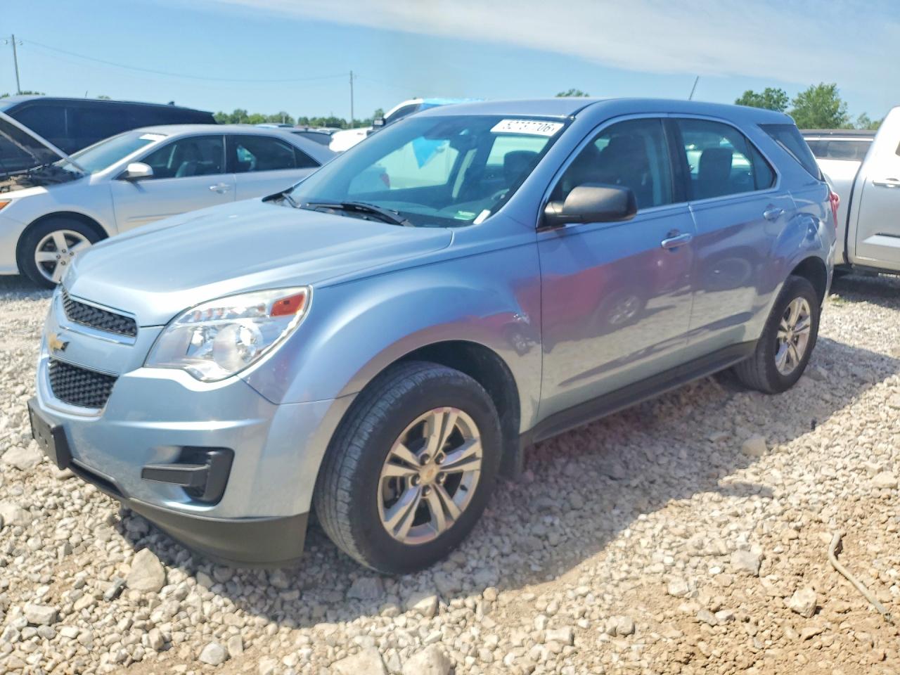 2014 Chevrolet Equinox Ls Blue vin: 2GNALAEK8E6137513